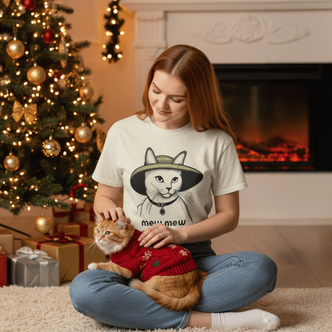 Cat Lover Gifts for Women, cool cat graphic tee