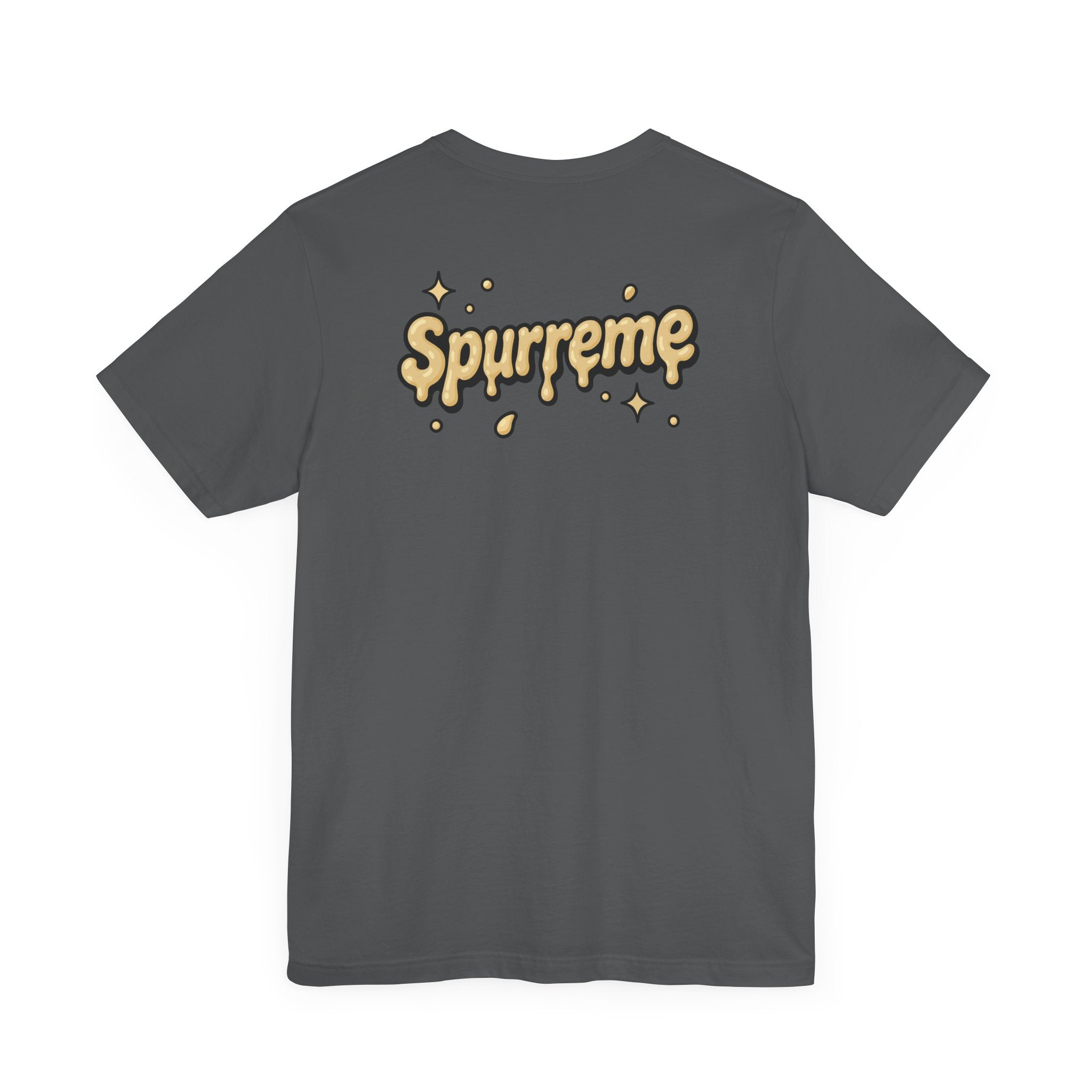 Asphalt gray t shirt back graphic funny t shirts for men