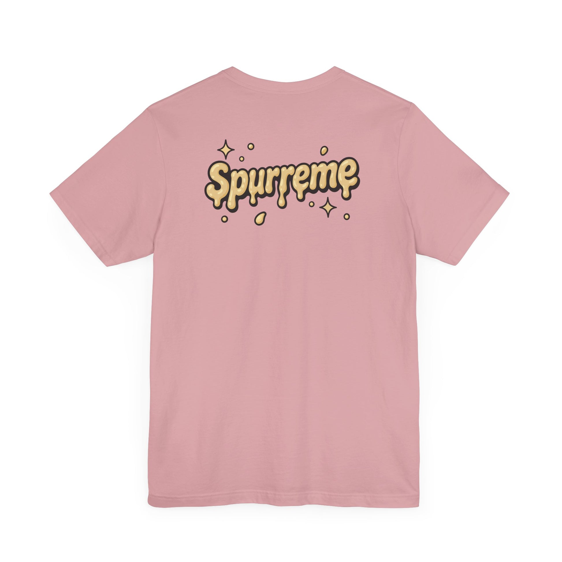 Pink orchid t shirt back logo funny t shirts for women