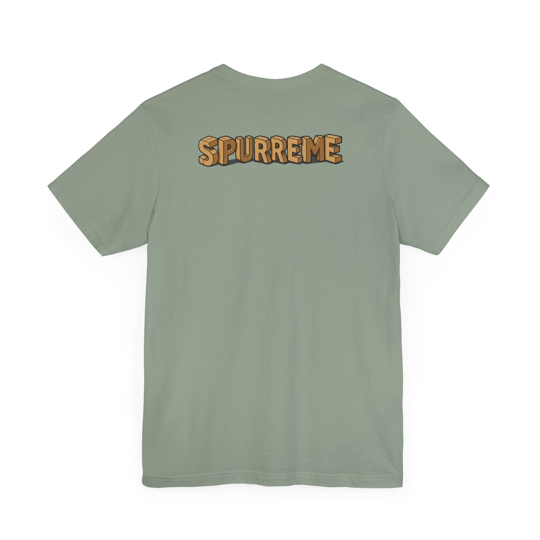 Sage t shirt back view ladies cat t shirt