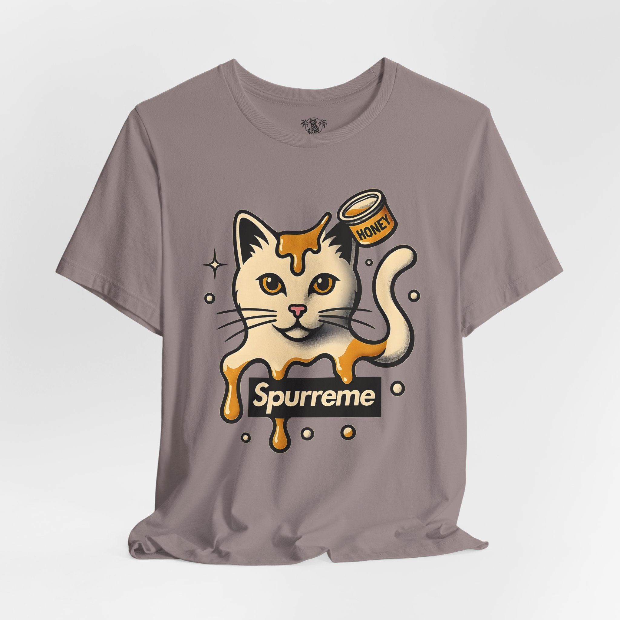 Pebble brown men's cat shirt – shirts for cat lovers