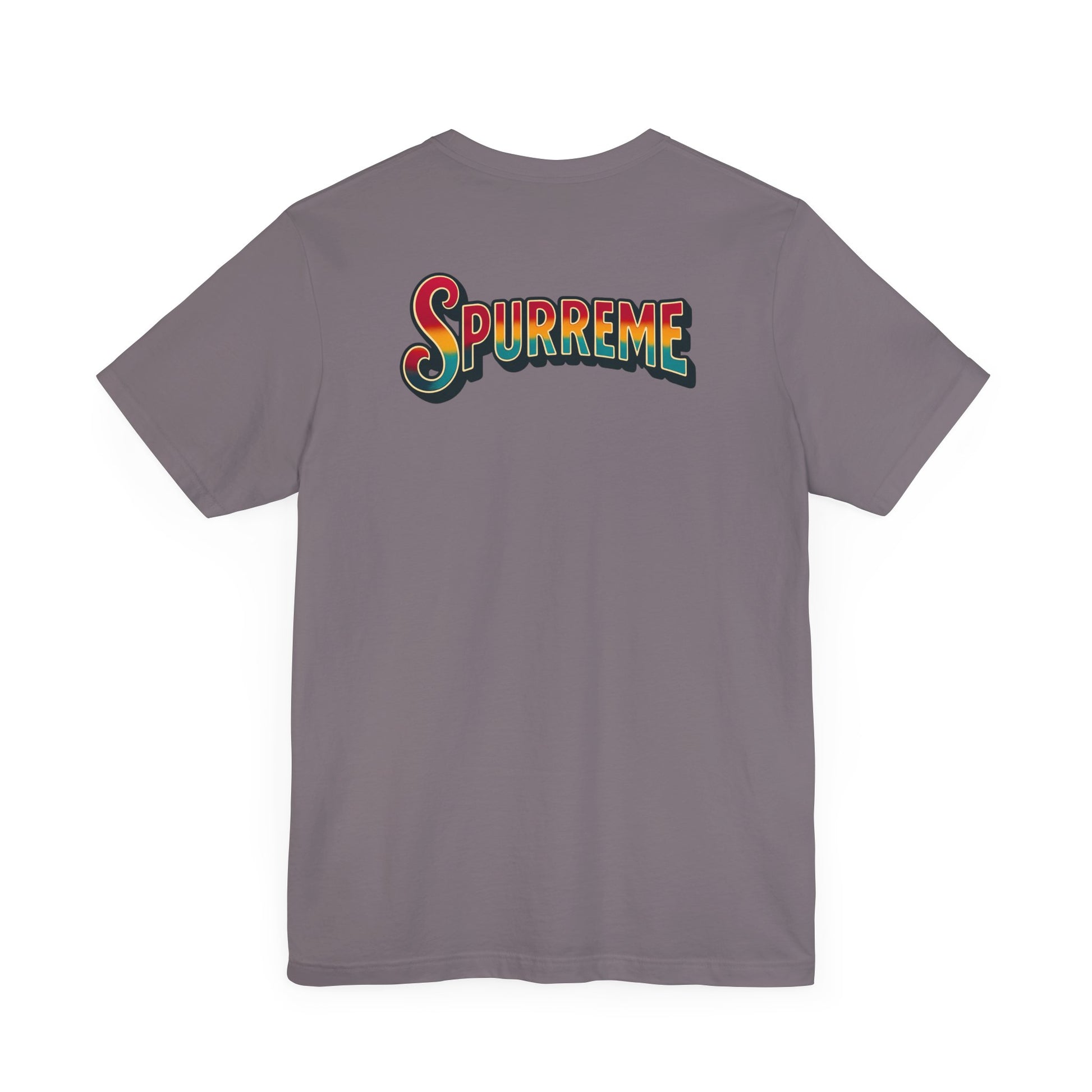 Storm gray t shirt back logo detail, funny t-shirts for women