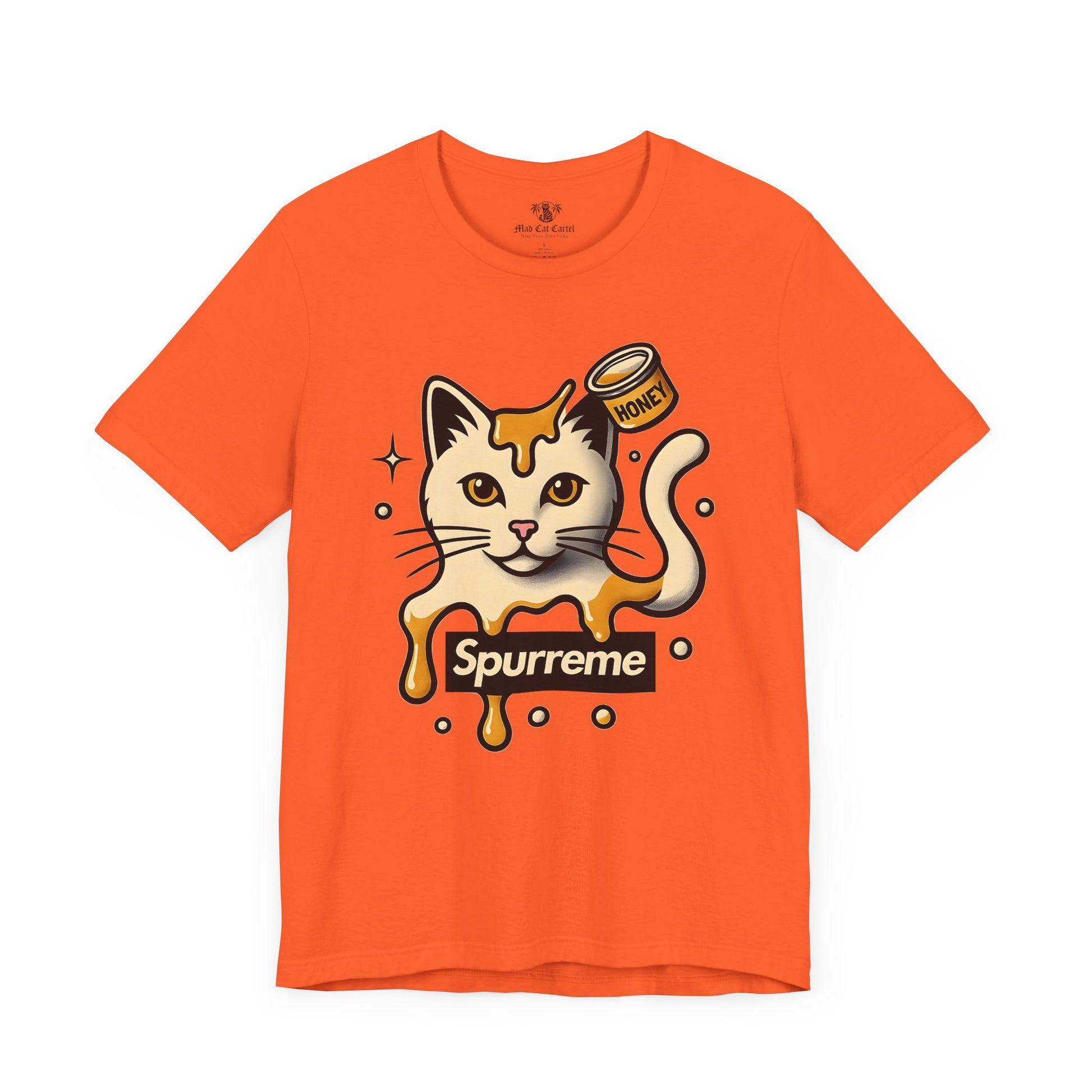 Orange cat themed apparel – shirts for cat lovers