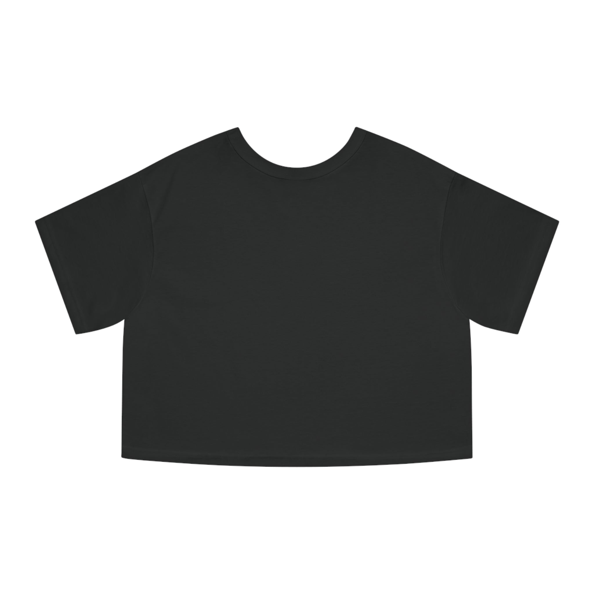 Paw Angels Streetfire Cat Graphic Cropped T-Shirt in black, back view