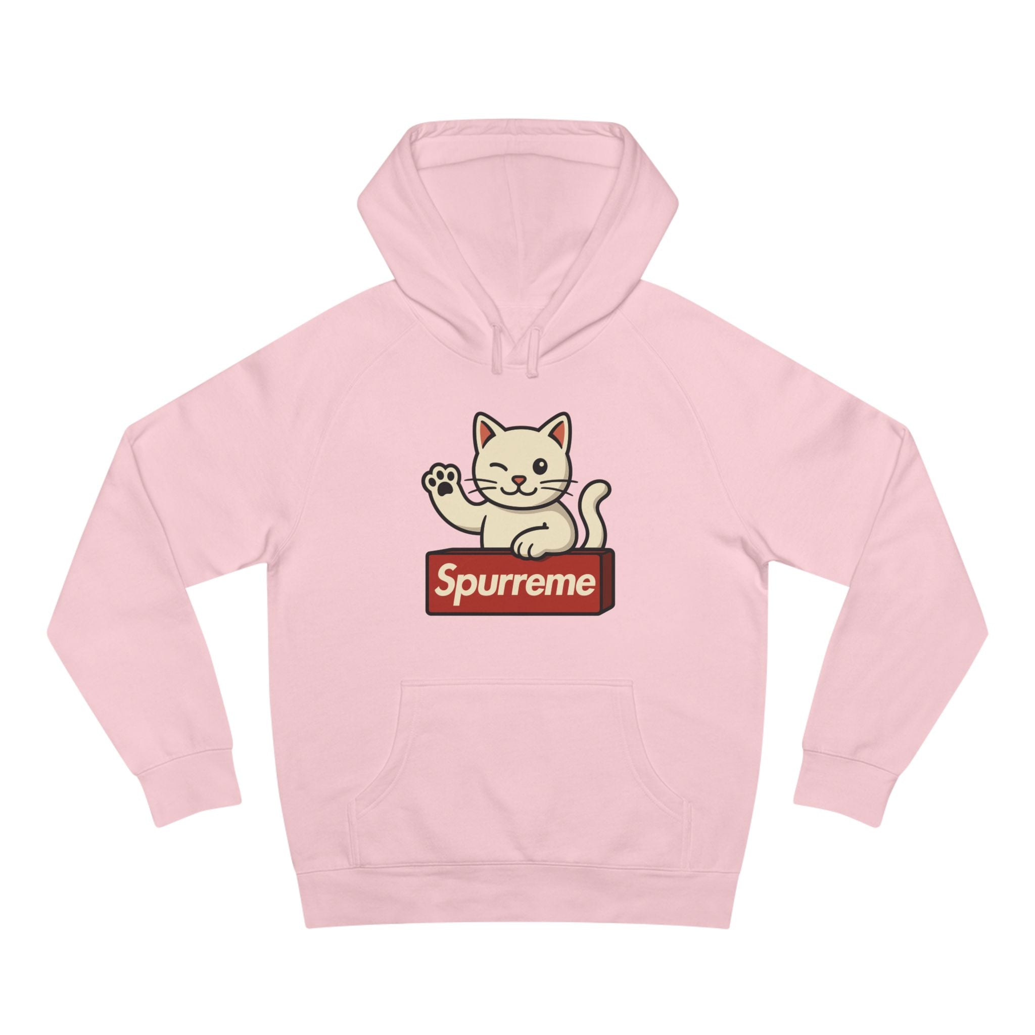 Spurreme Lucky Cat Box Logo Graphic Hoodie