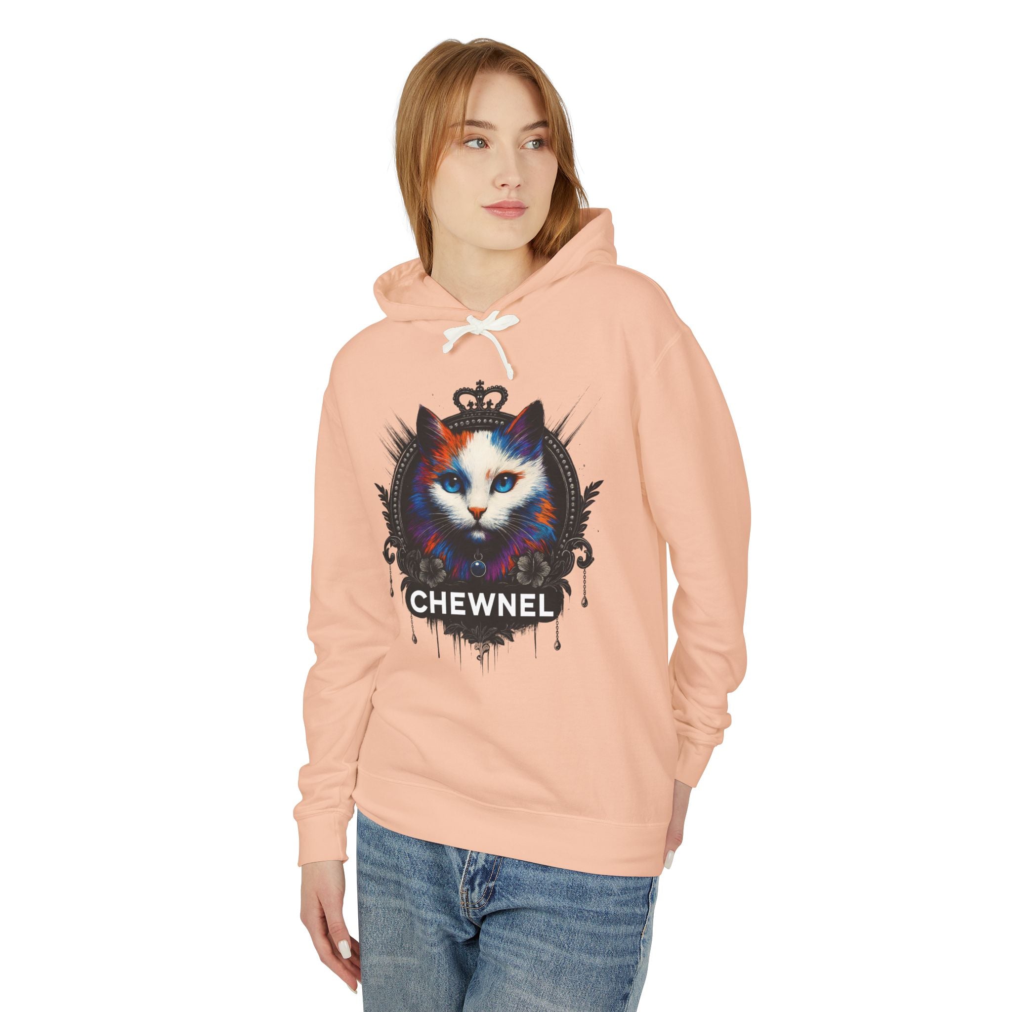 Chewnel Royal Baroque Cat Graphic Hoodie