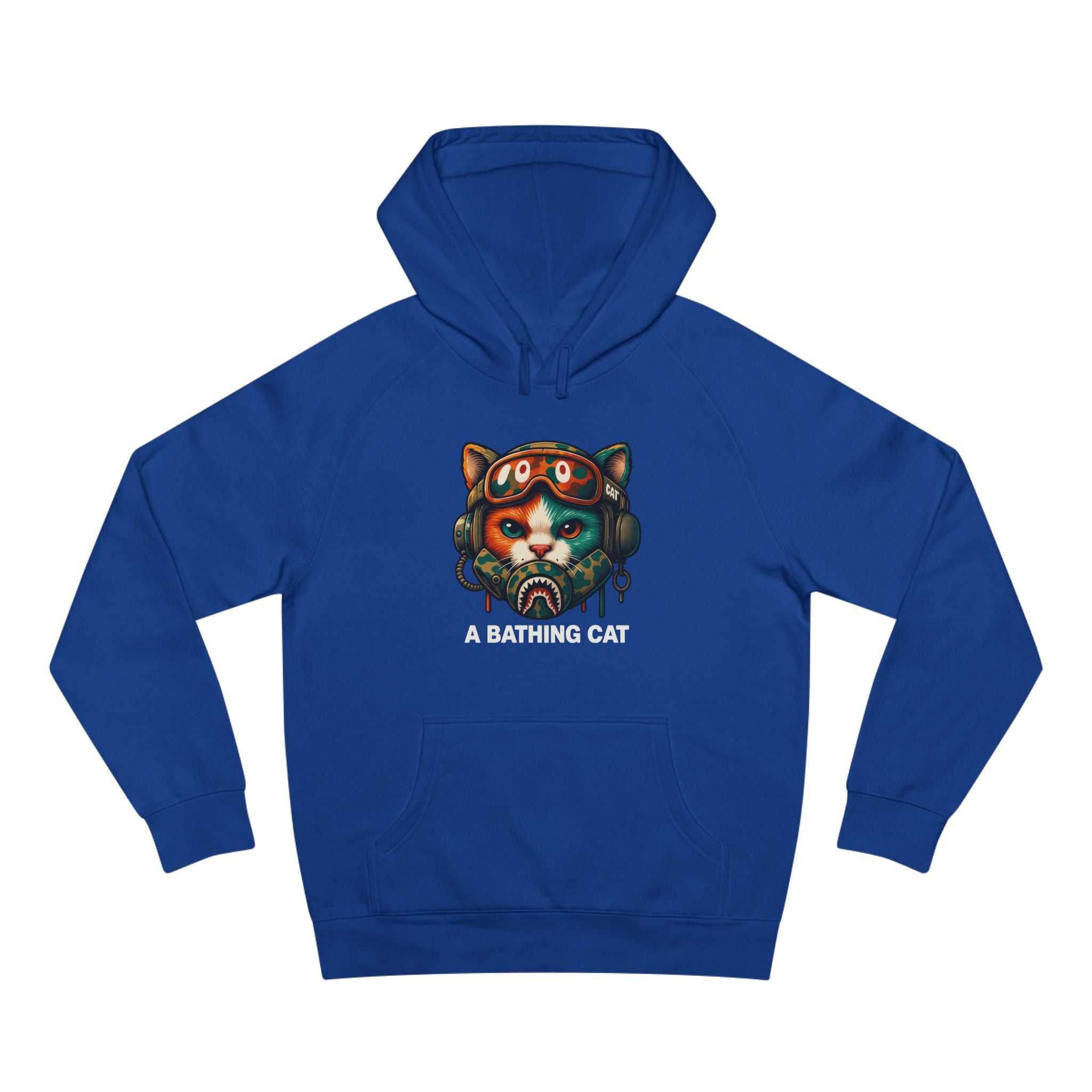 A Bathing Cat Tactical Pilot Graphic Hoodie