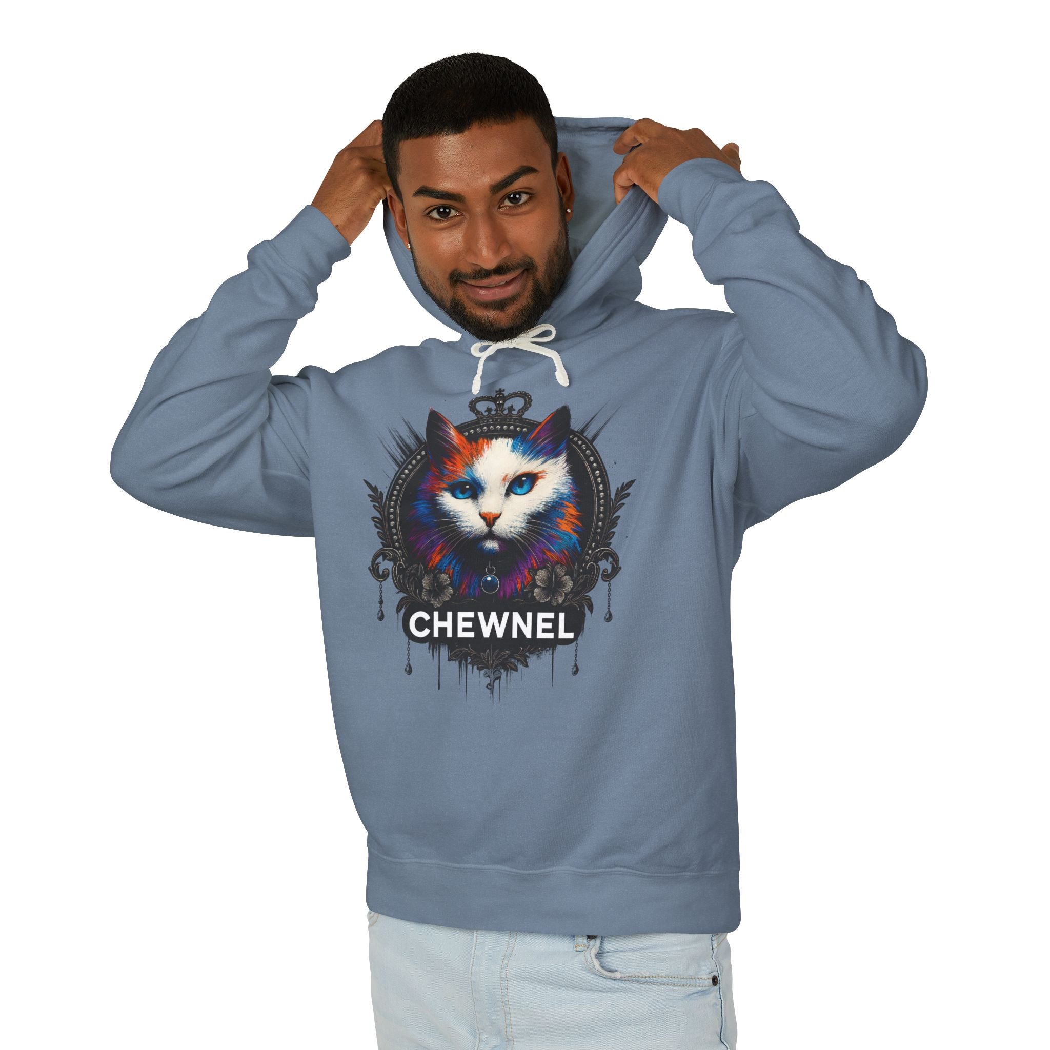 Chewnel Royal Baroque Cat Graphic Hoodie