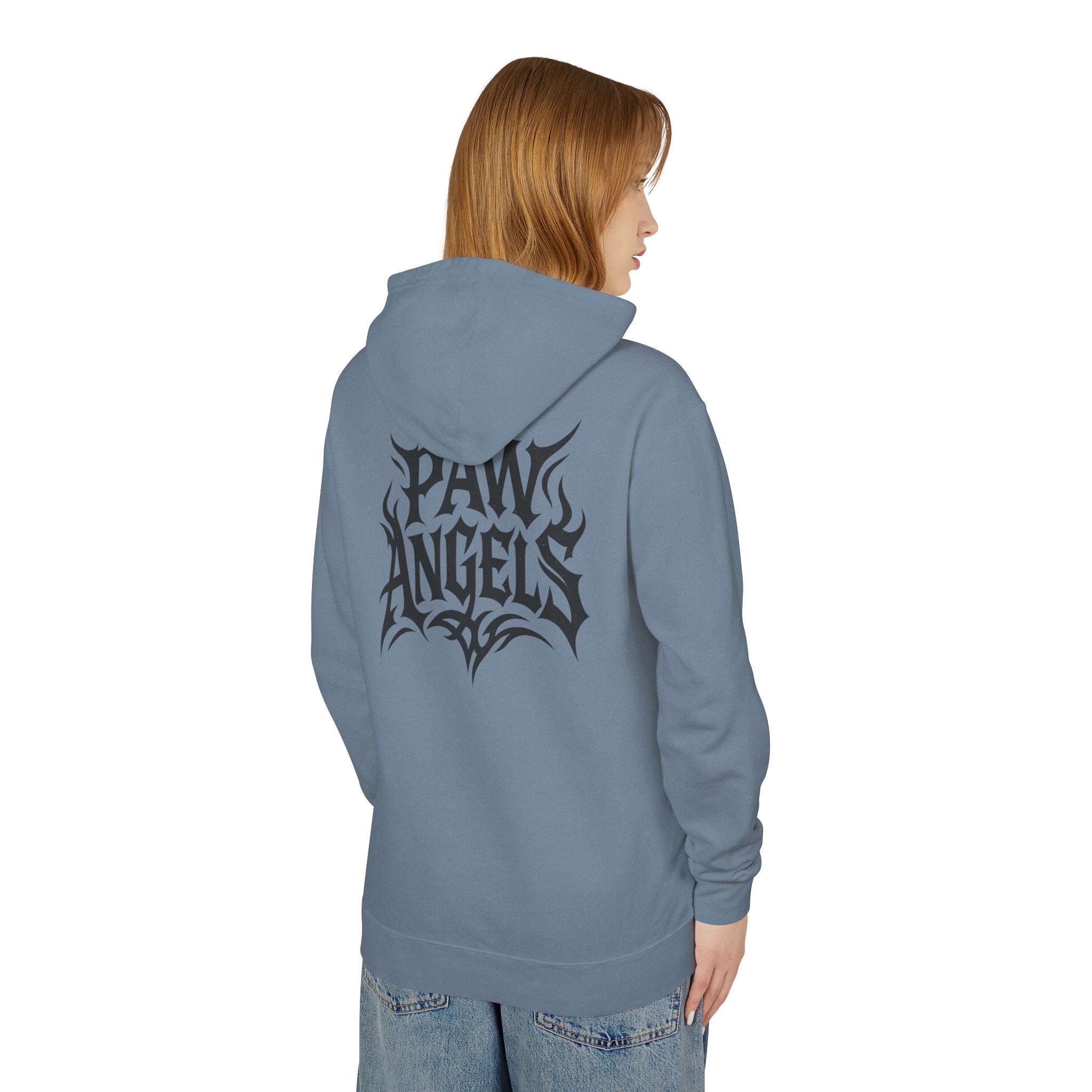 Paw Angels Rebel Angel Cat Graphic Hoodie