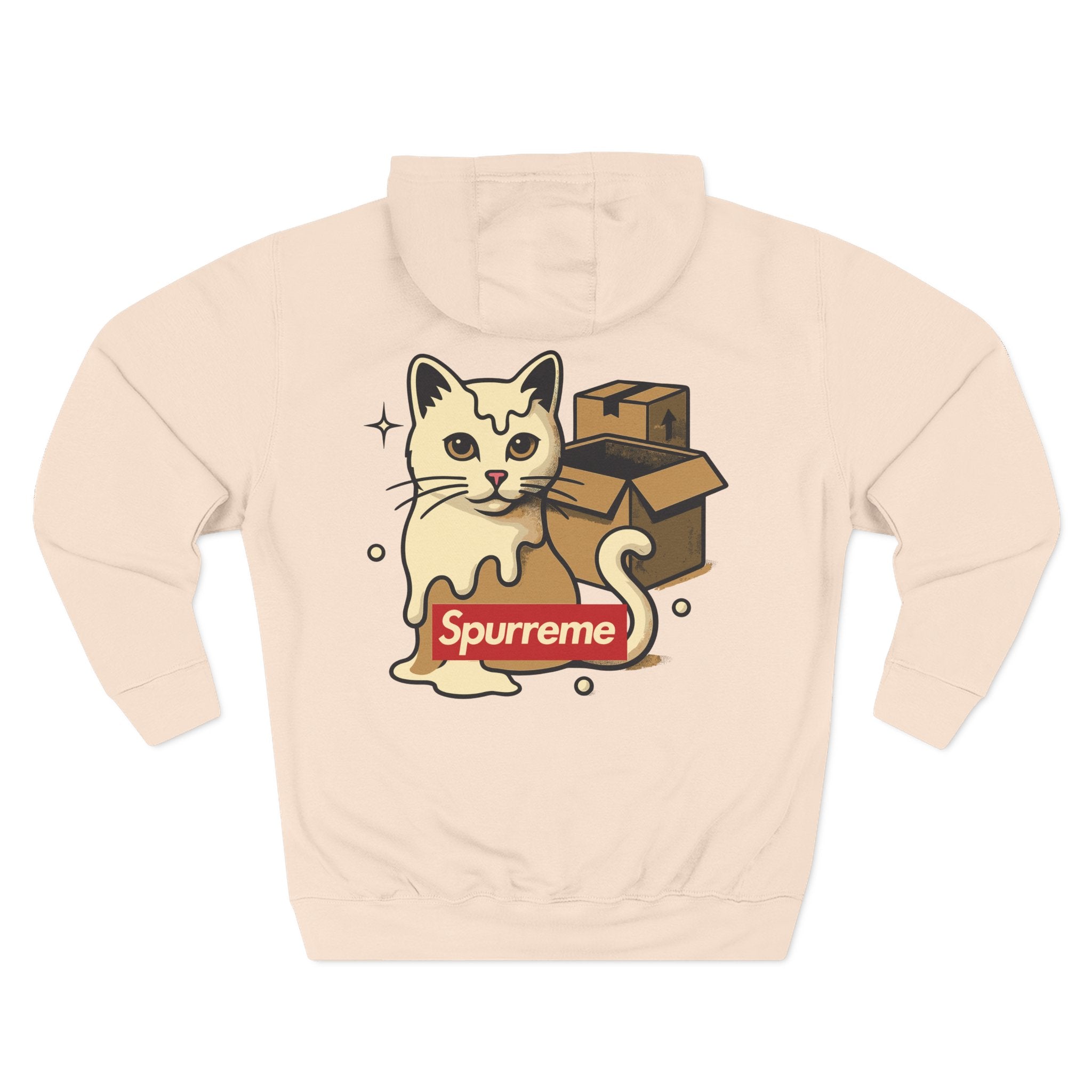 Spurreme Box Addict Cat Graphic Hoodie