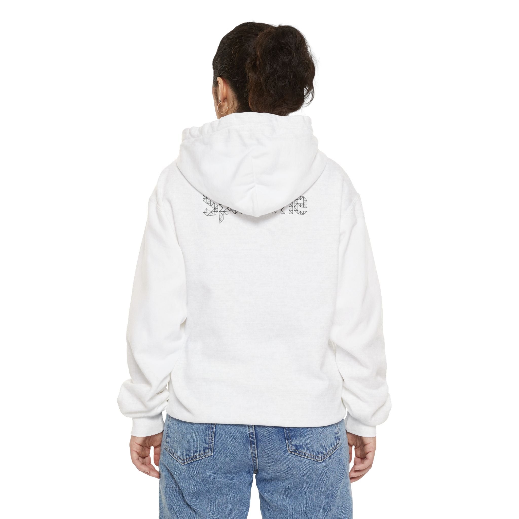 Spurreme Triangular Vision Cat Graphic Hoodie