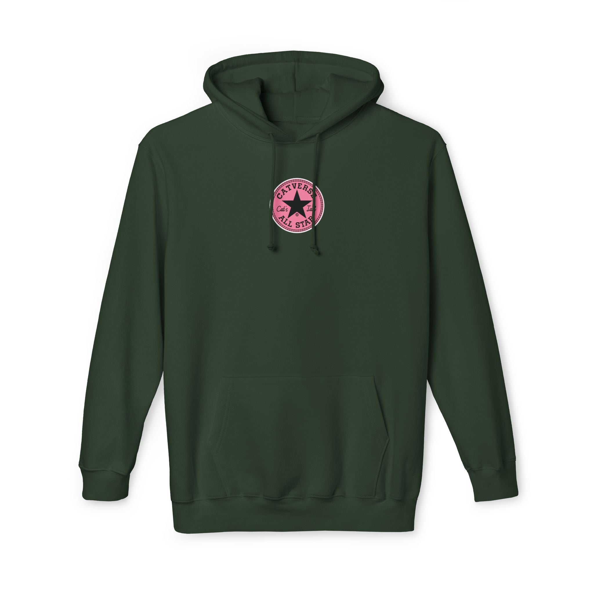 Catverse Chest Logo Apex Kick Cat Graphic Hoodie