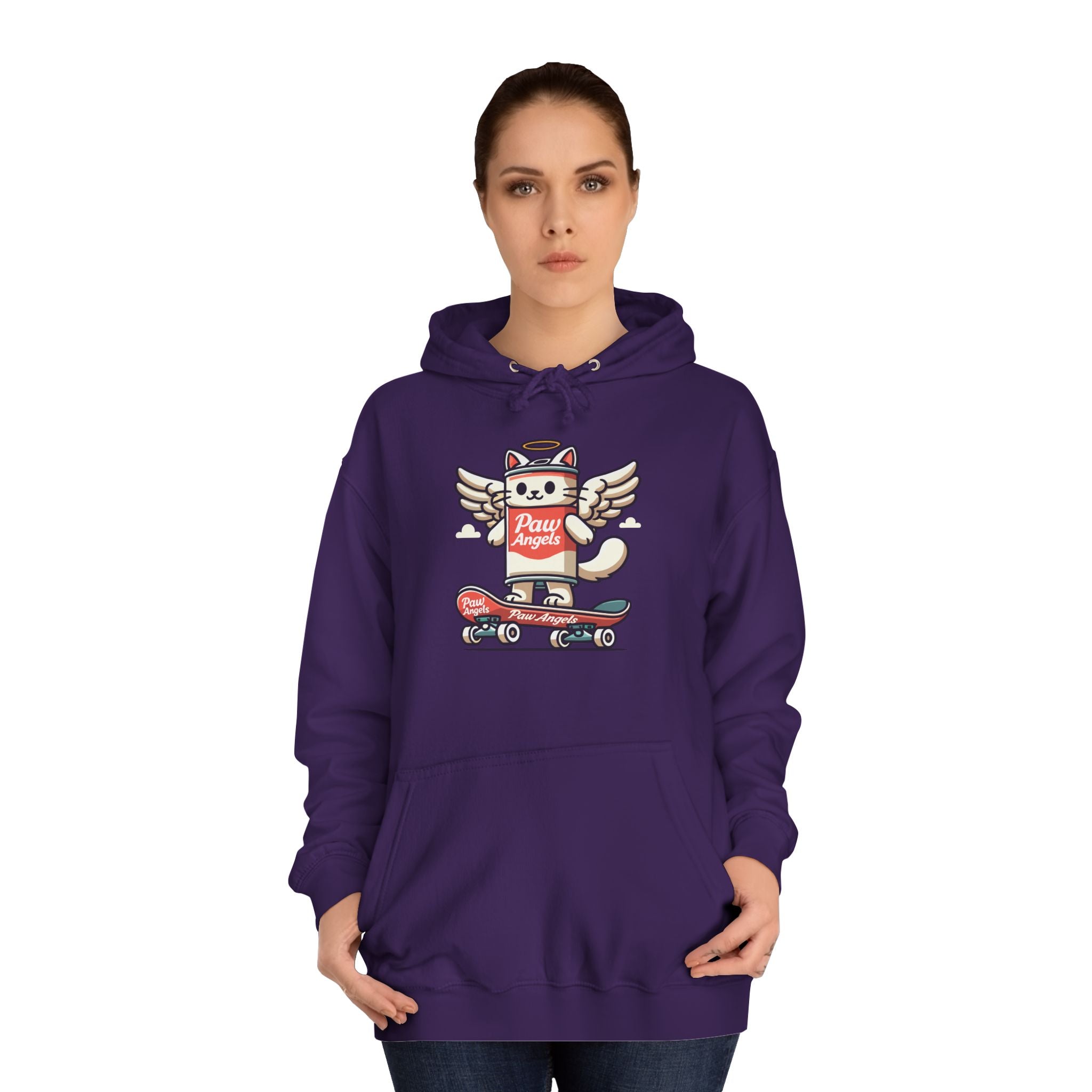 Paw Angels Spray Cat Graphic Hoodie