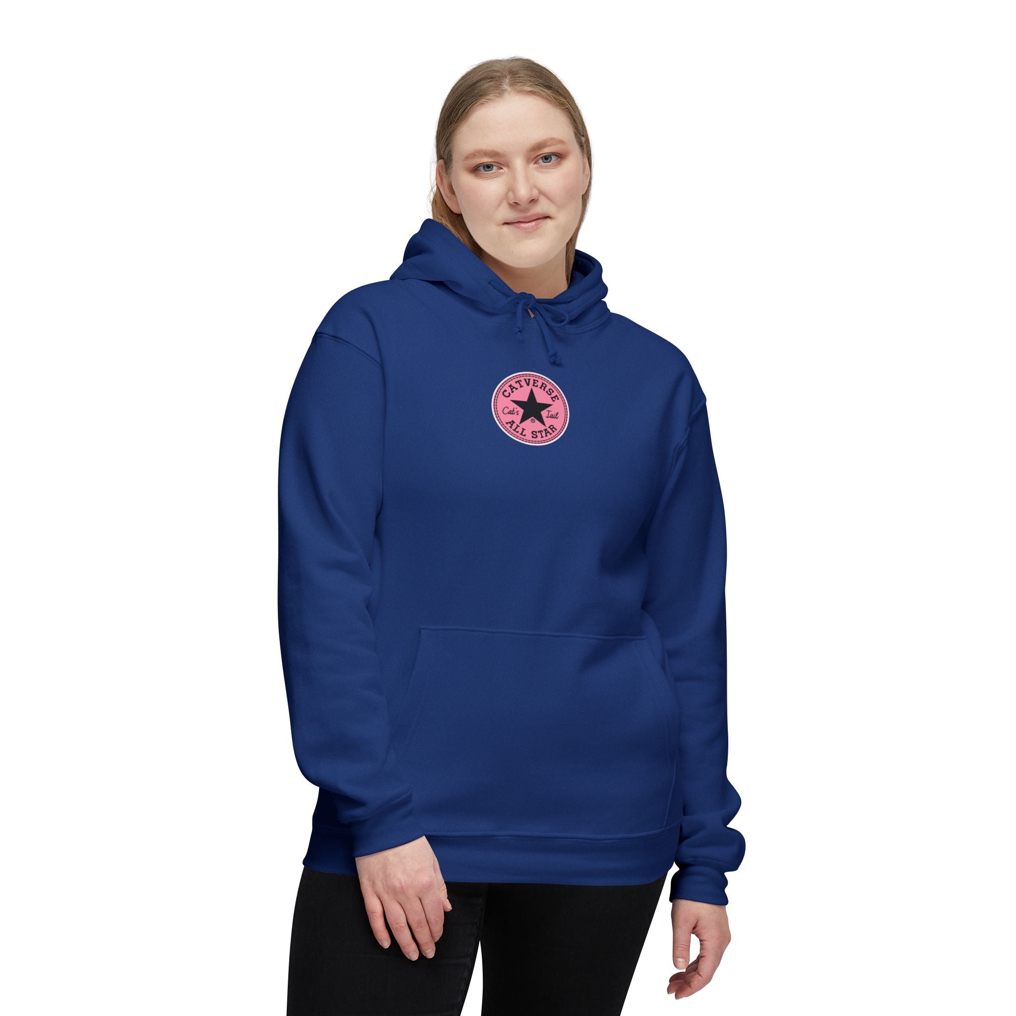 Catverse Chest Logo Apex Kick Cat Graphic Hoodie