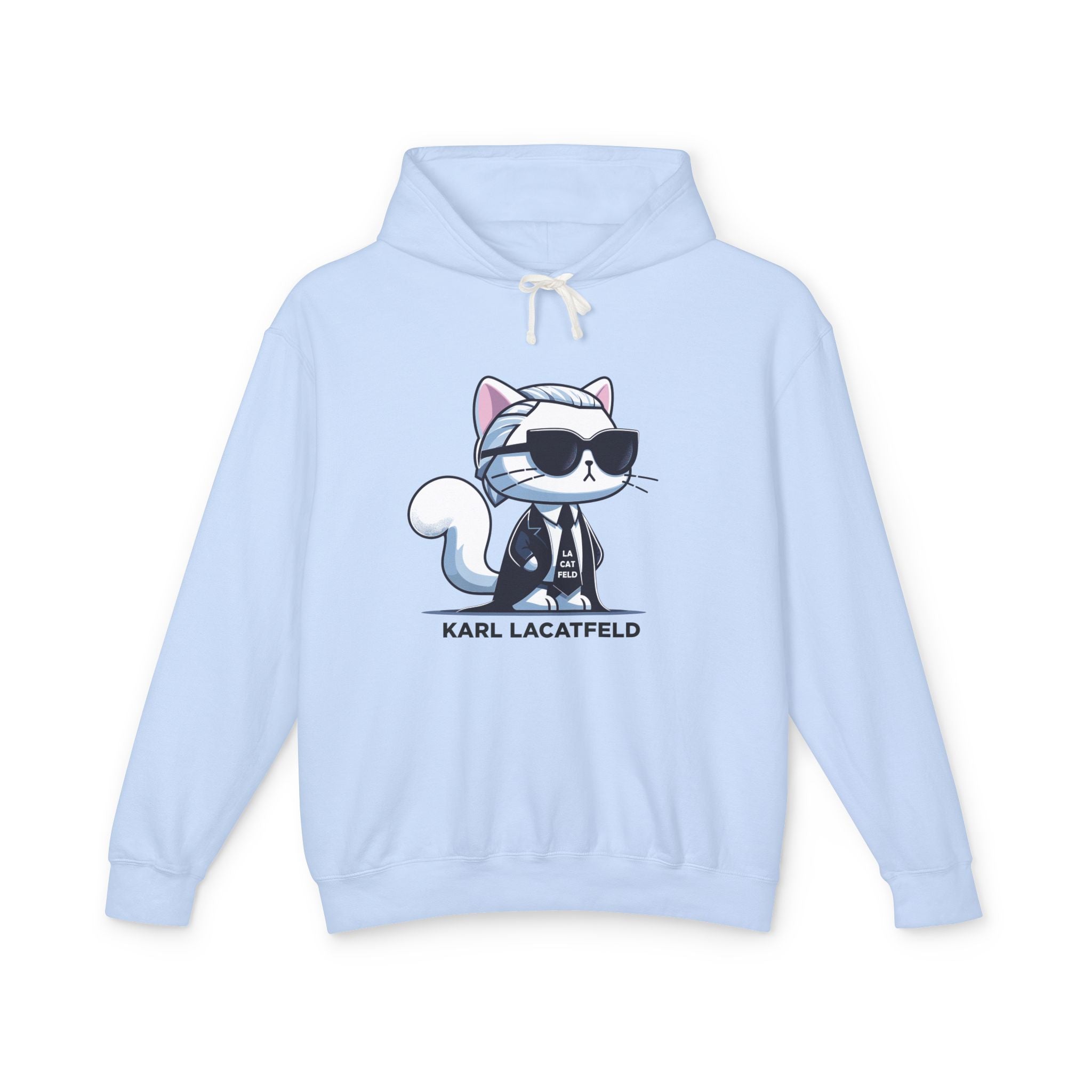 Karl Lacatfeld Executive Meow Icon Cat Graphic Hoodie