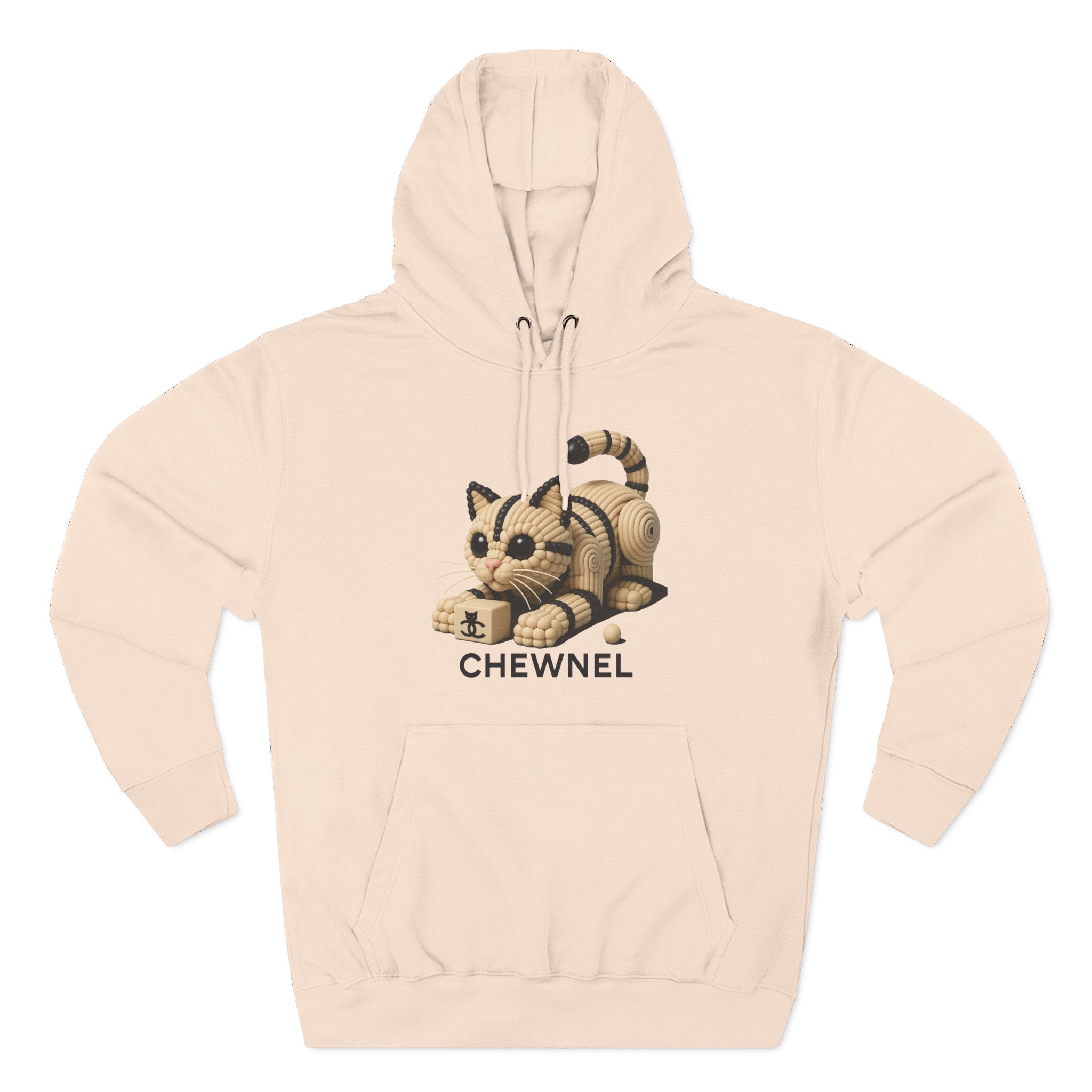 Chewnel Luxury In Pieces Cat Graphic Hoodie