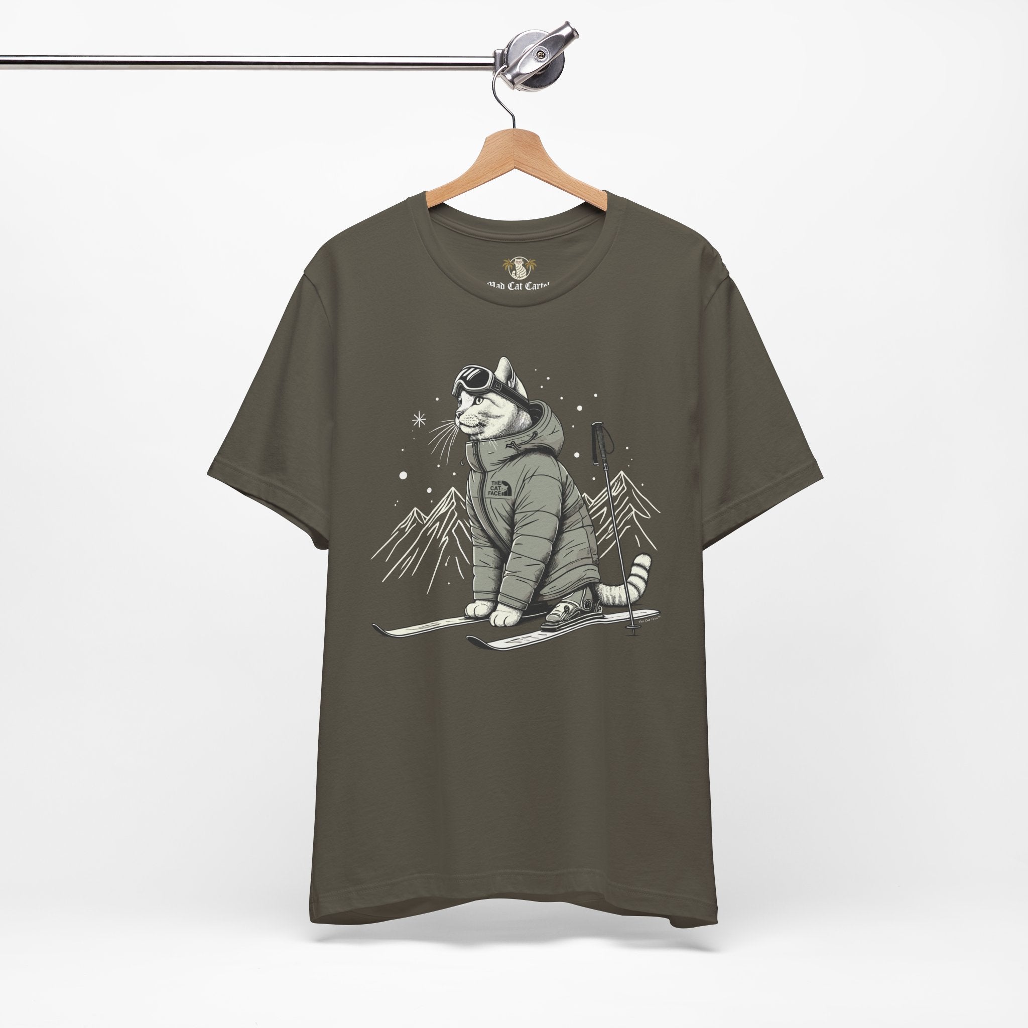 Army t shirt on hanger, cat tees for men
