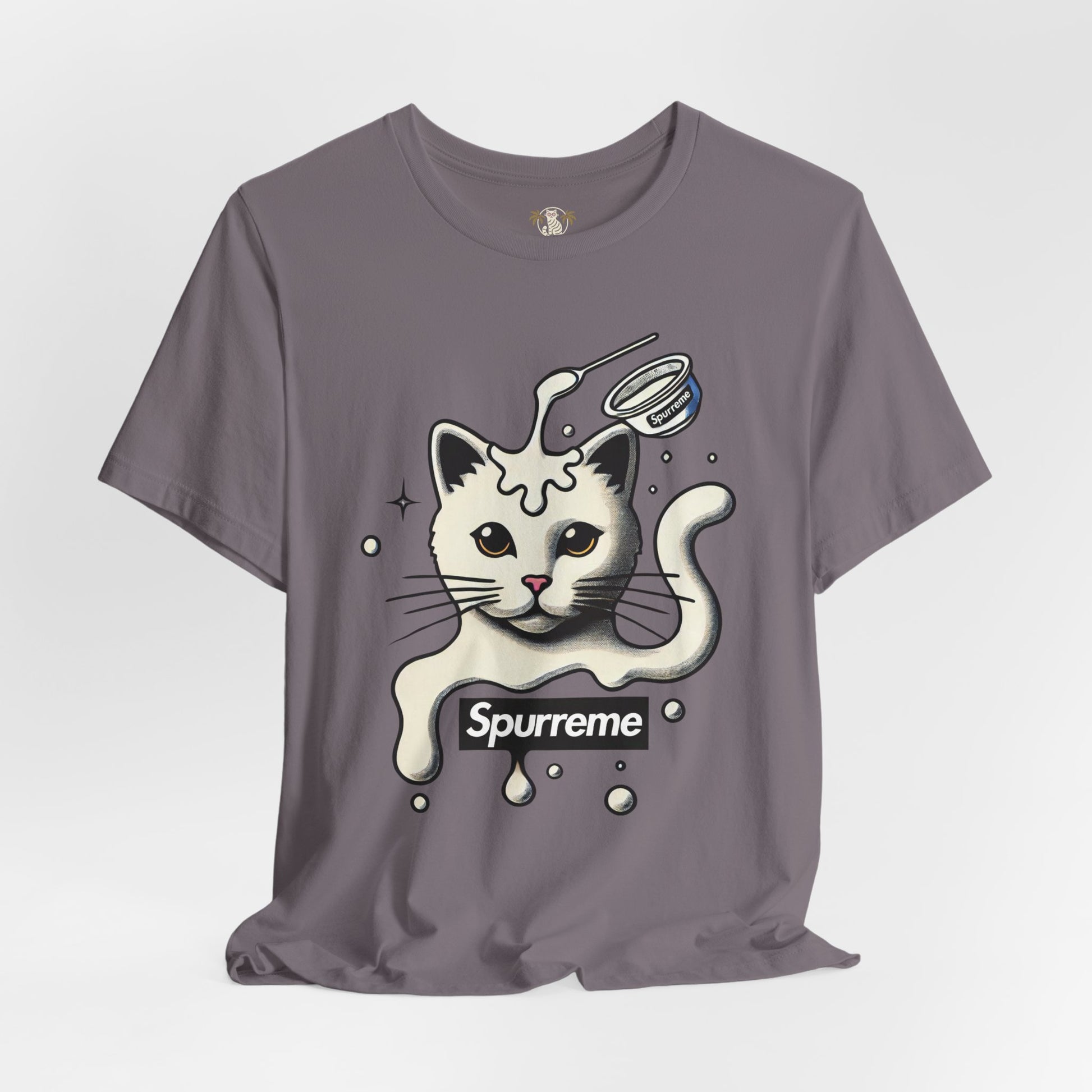 Storm gray cat graphic shirt – cat lover t shirt