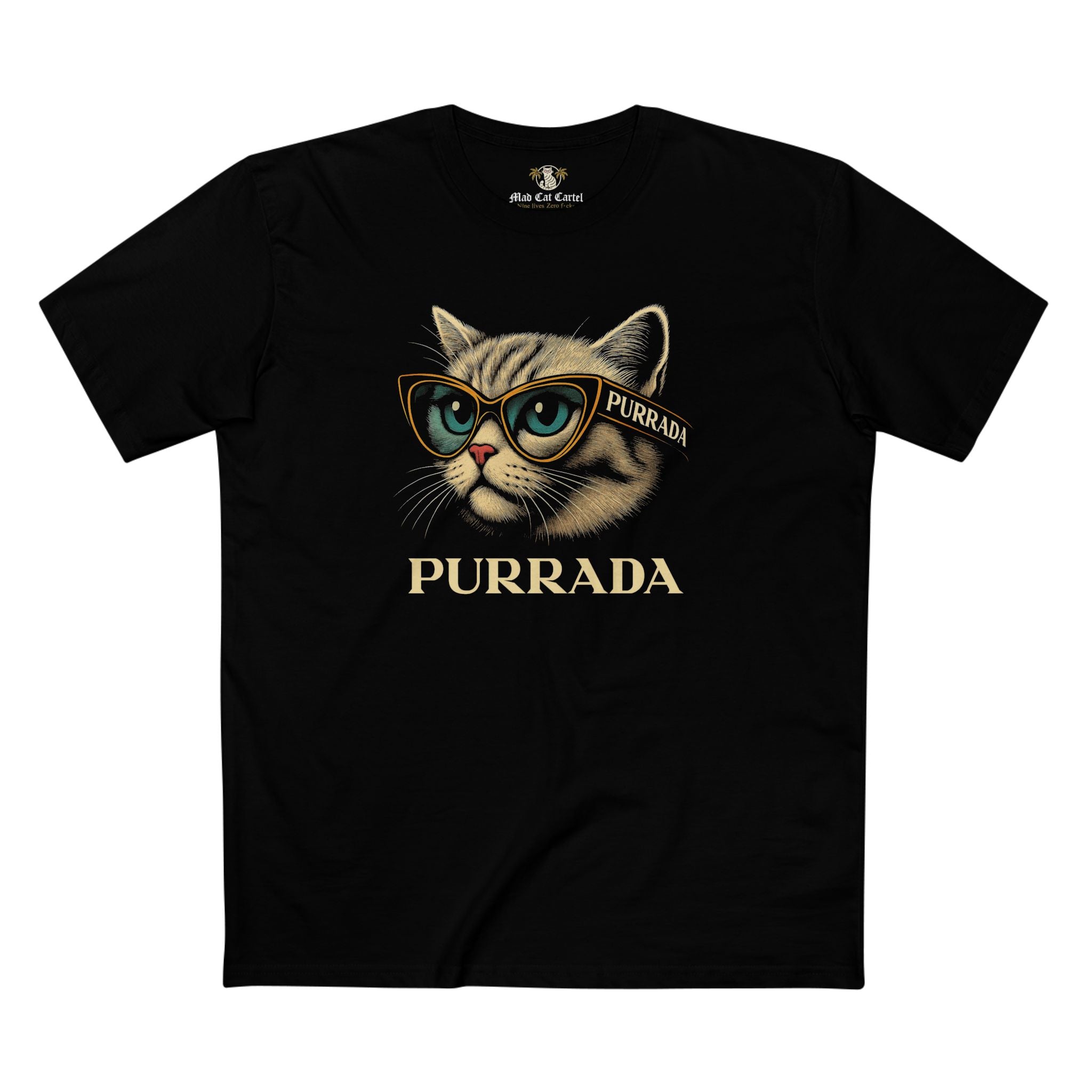Purrada Catwalk Shades Graphic T Shirt