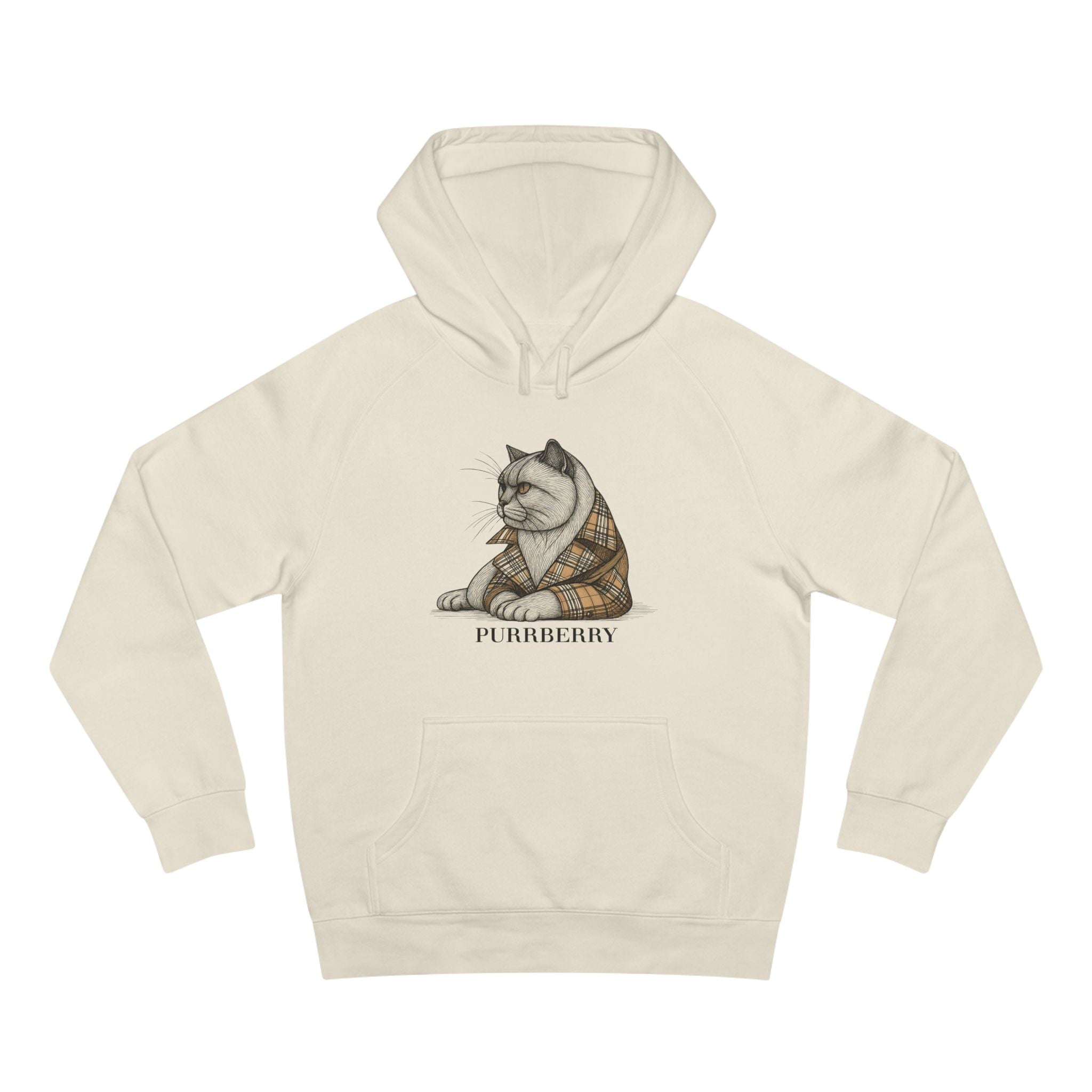 Purrberry London Coat Club Cat Graphic Hoodie