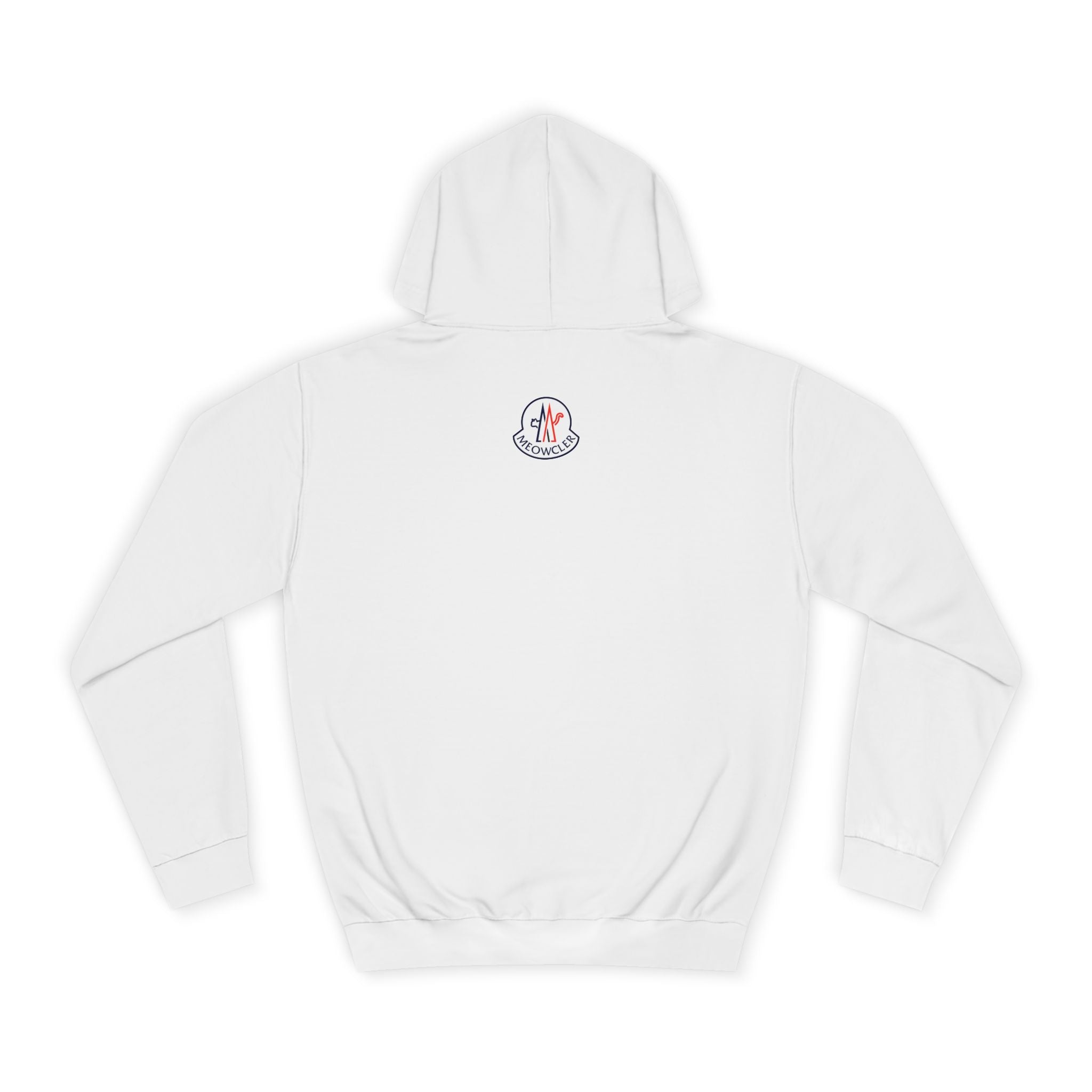 Meowcler Chest Puffer Cat Graphic Hoodie
