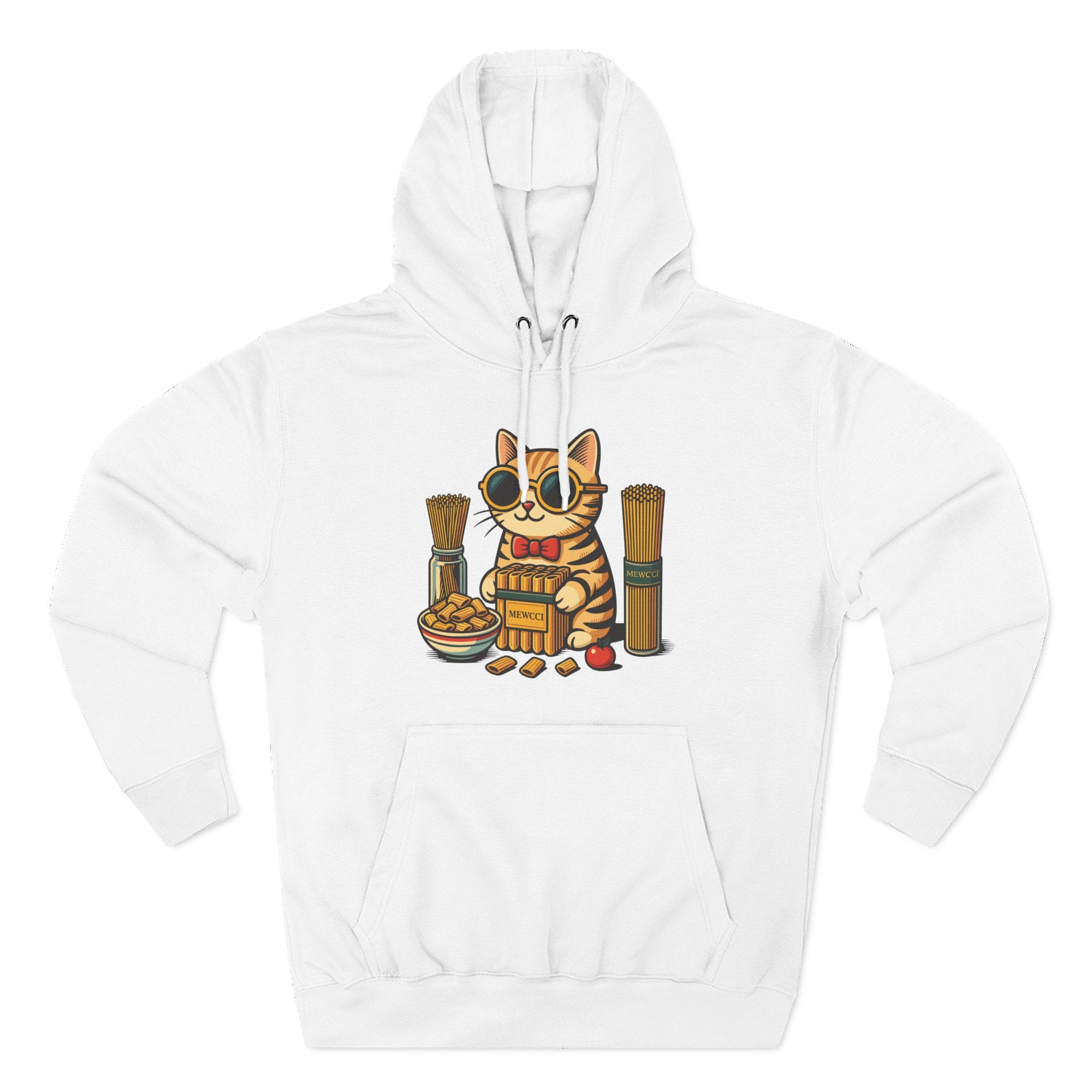 Mewcci Pasta Chef Cat Graphic Hoodie