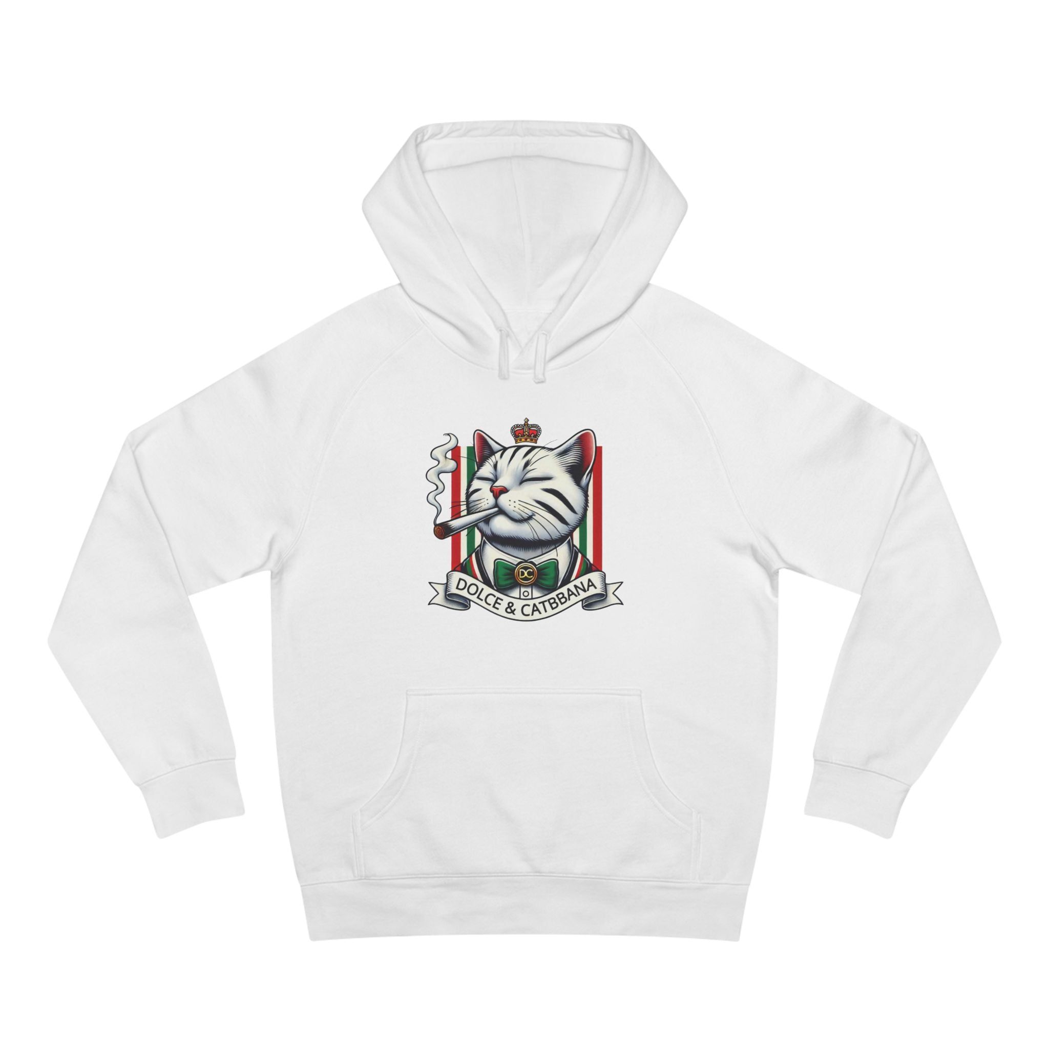 Dolce & Catbbana Don Royal Cat Graphic Hoodie