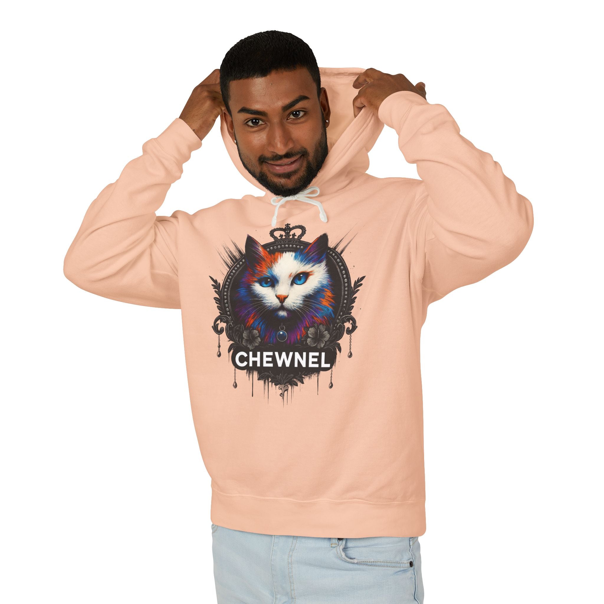 Chewnel Royal Baroque Cat Graphic Hoodie