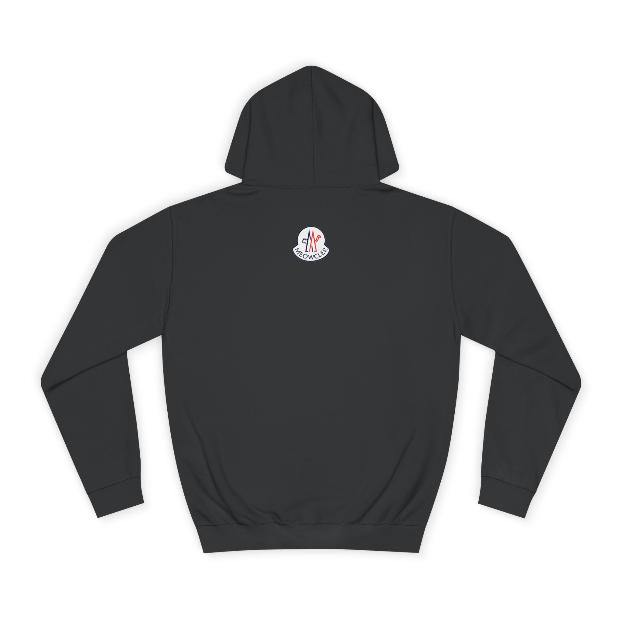Meowcler Chest Puffer Cat Graphic Hoodie