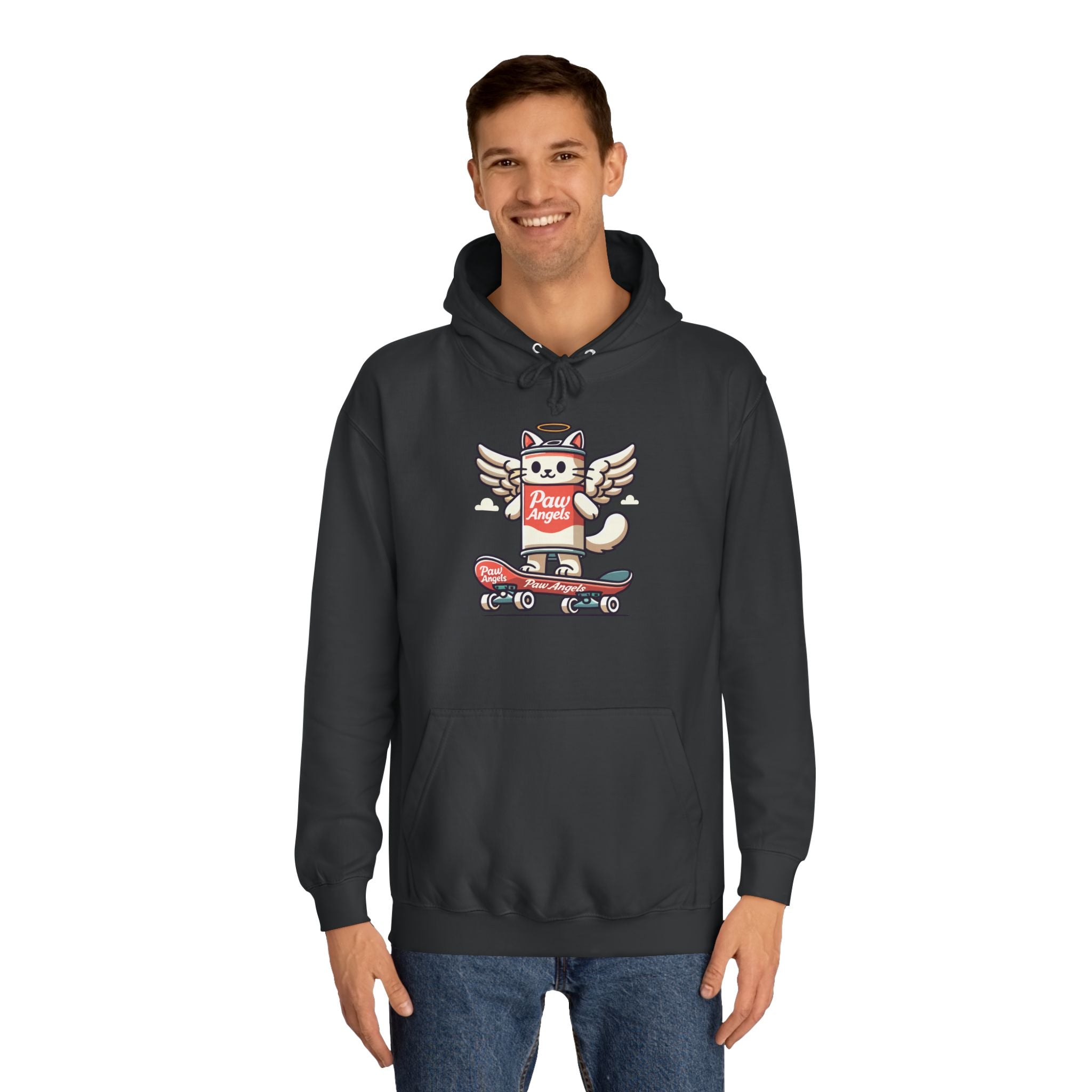 Paw Angels Spray Cat Graphic Hoodie