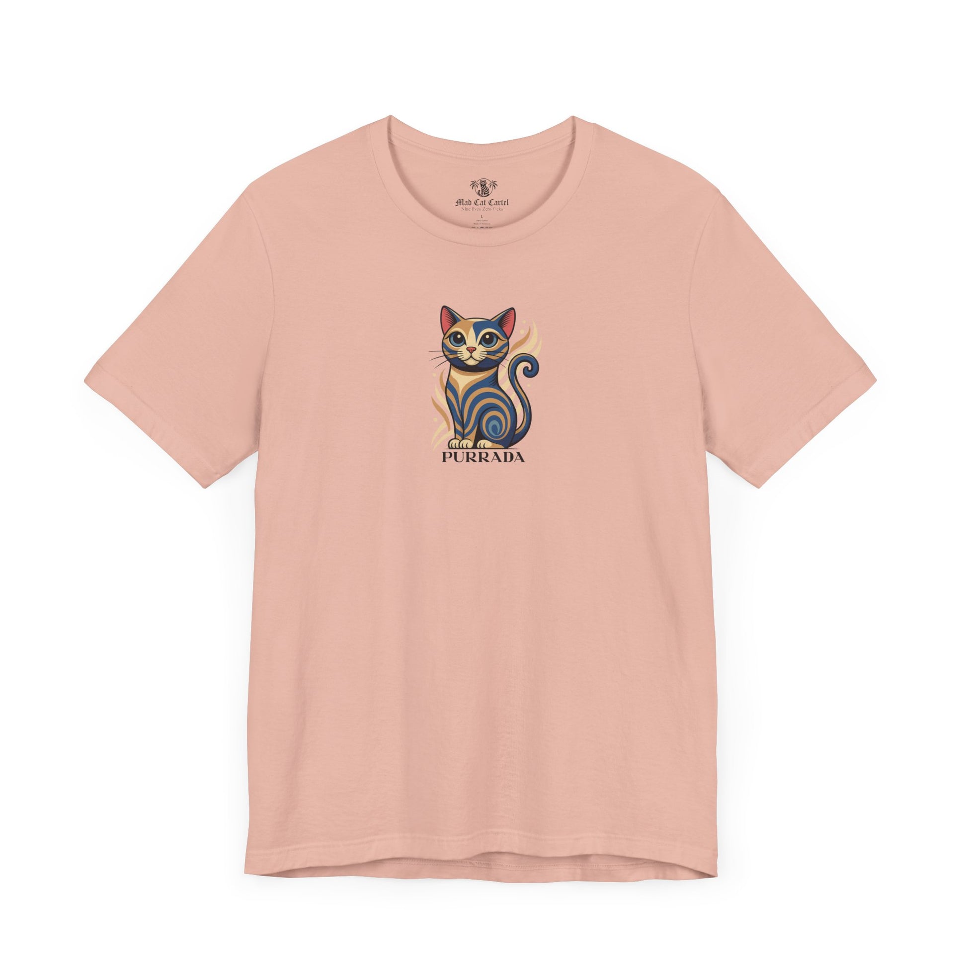 Purrada Catalogue Piece Cat Graphic T Shirt, cute cat shirts for women