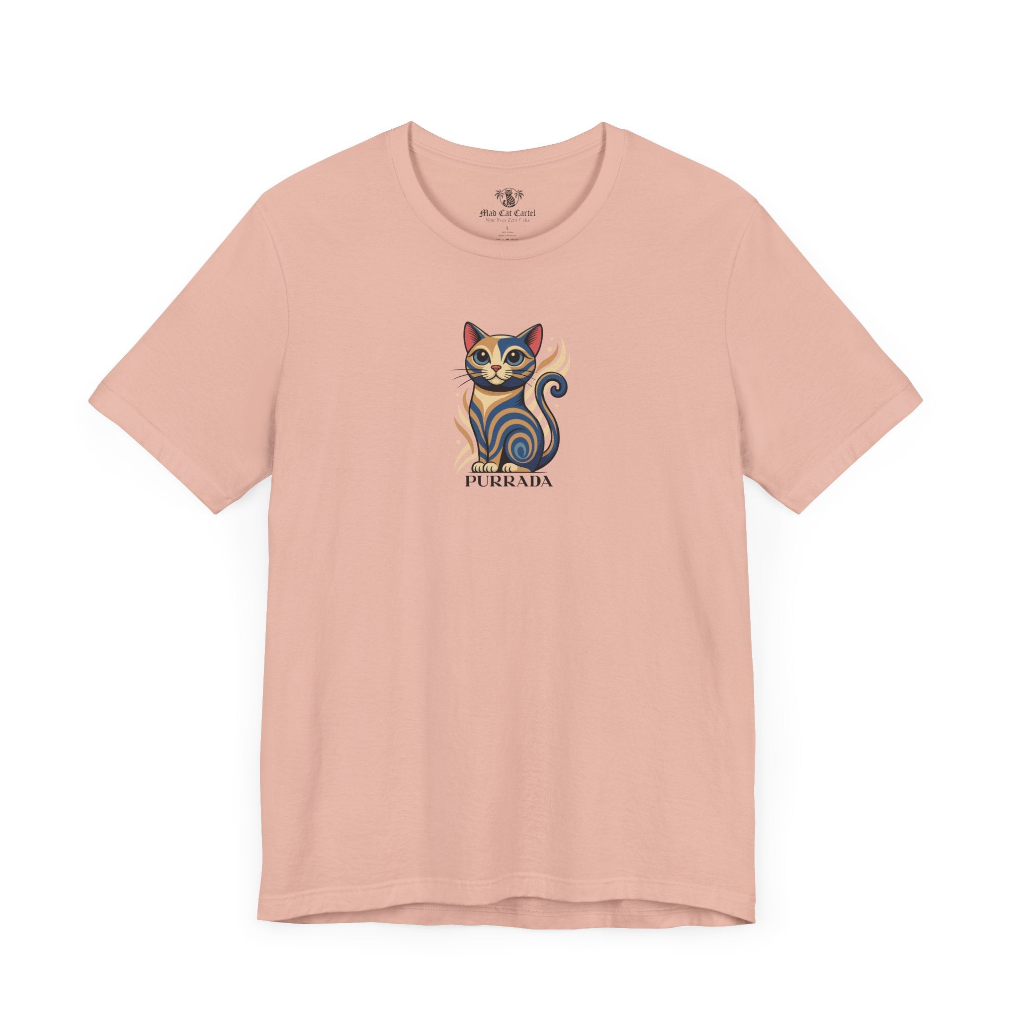Purrada Catalogue Piece Cat Graphic T Shirt, cute cat shirts for women
