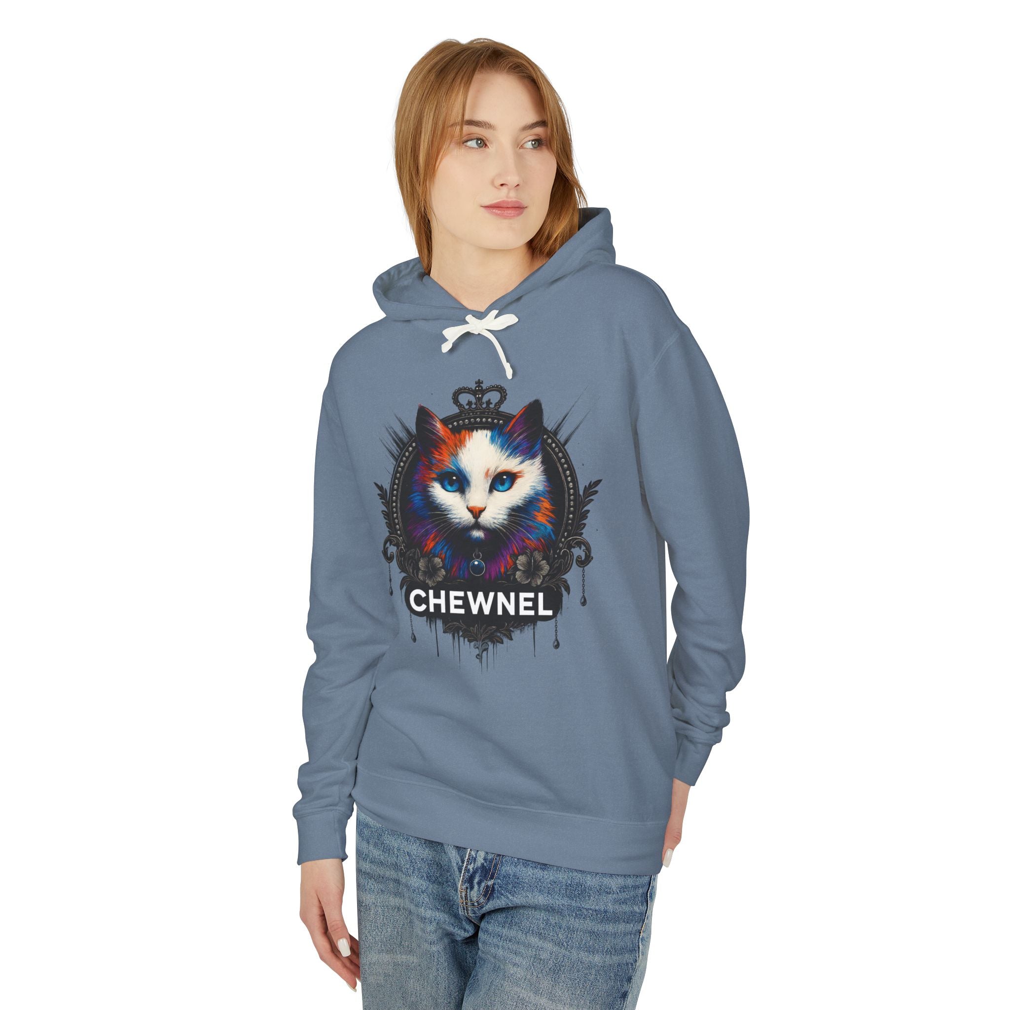 Chewnel Royal Baroque Cat Graphic Hoodie