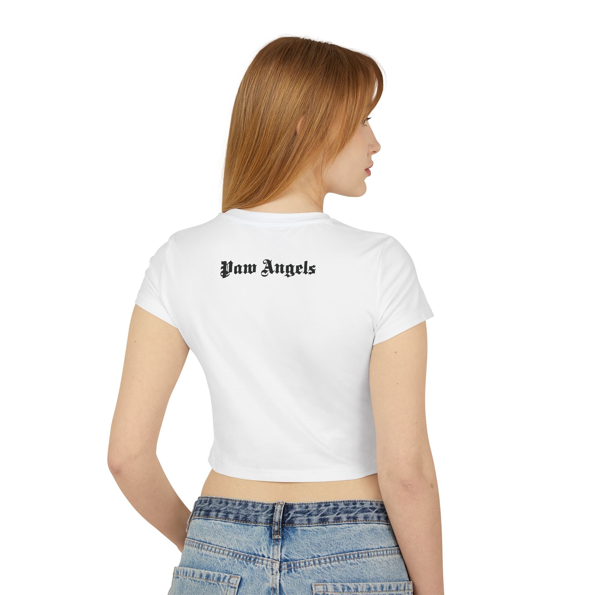 Paw Angels Spray Cat Graphic Women's Baby Tee