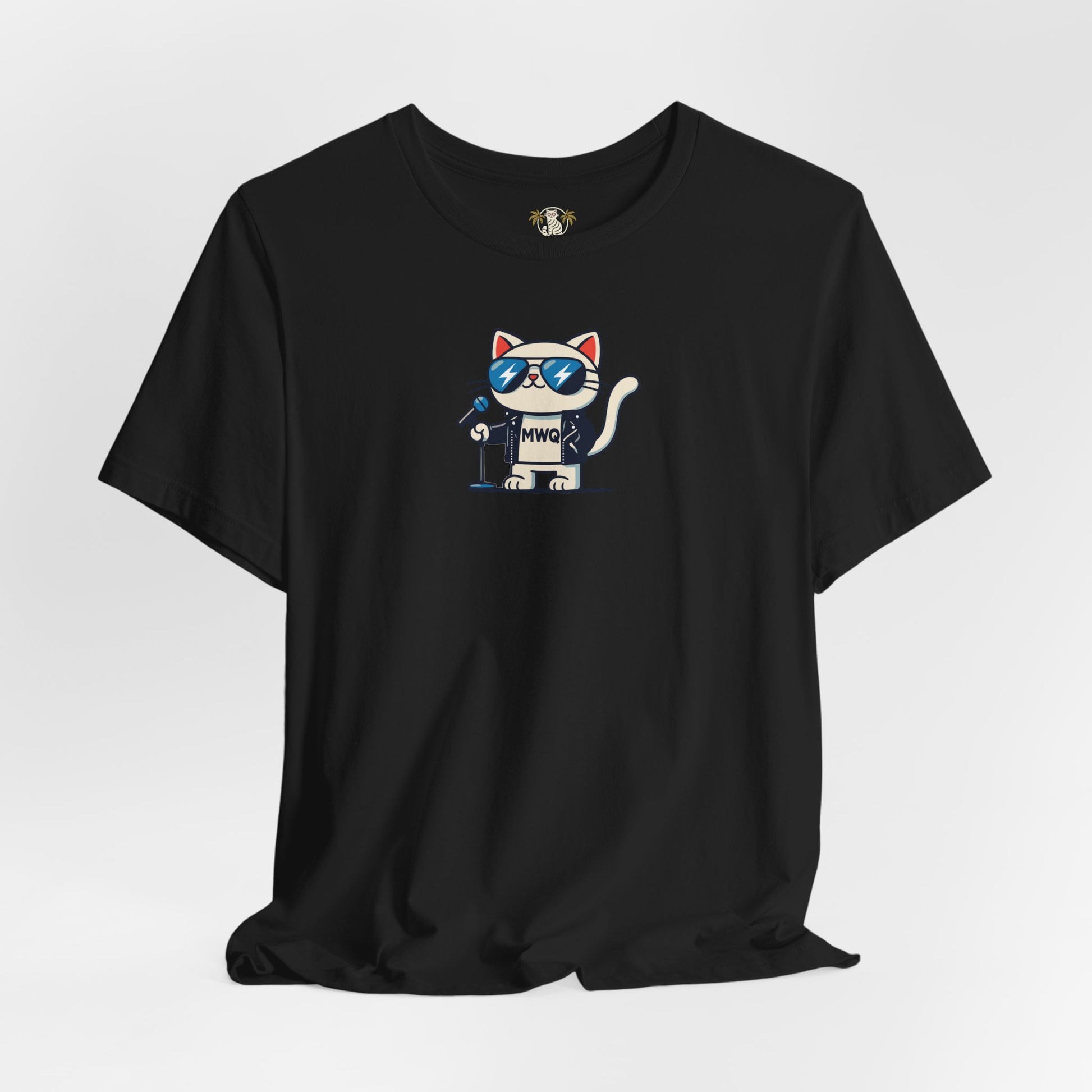 black graphic shirt