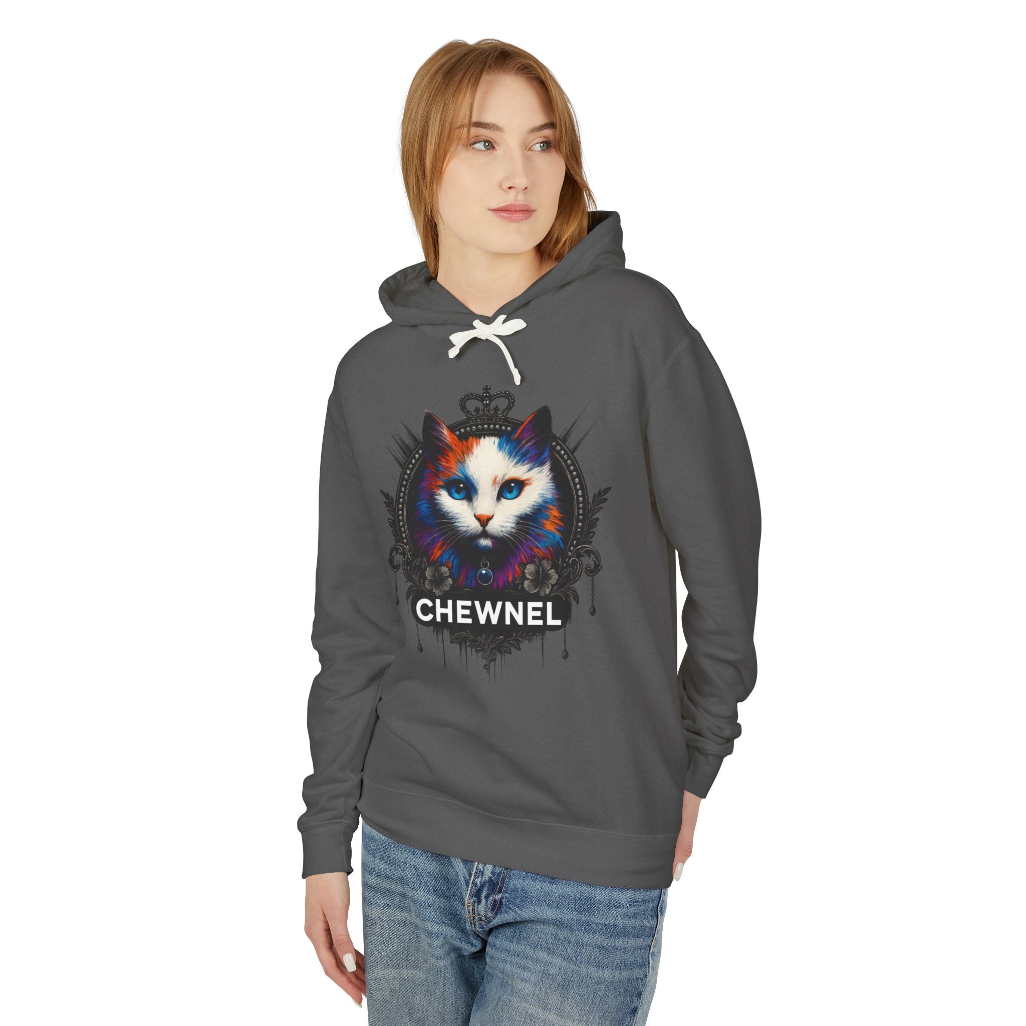 Chewnel Royal Baroque Cat Graphic Hoodie