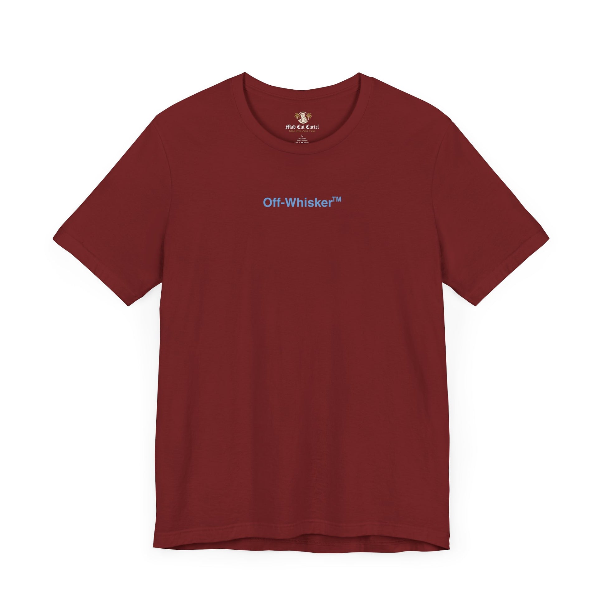 Cardinal Signature Frame cat t shirt – small chest print