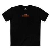 black graphic t-shirt