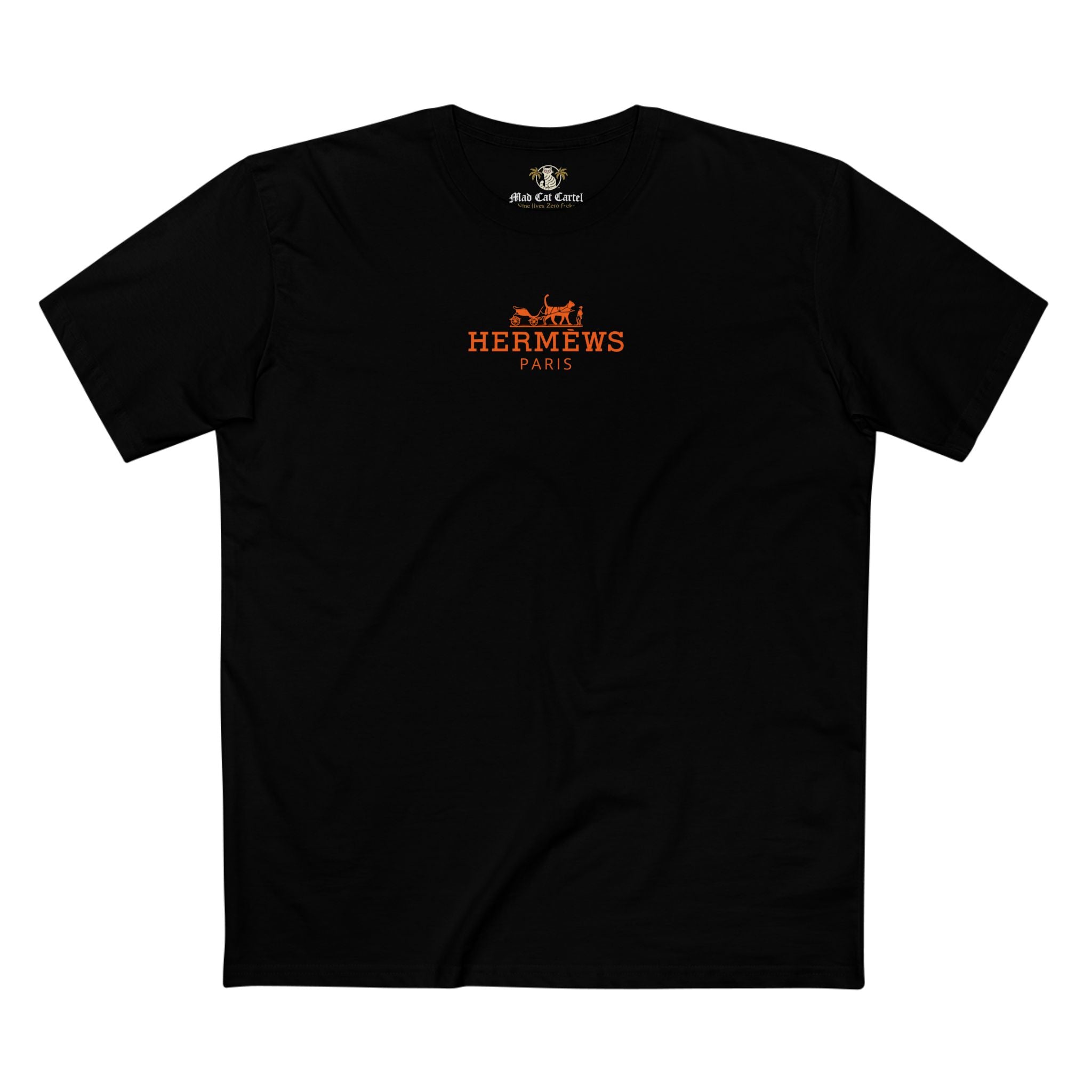 black graphic t-shirt