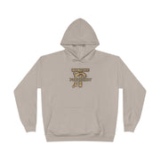 Purrberry Chest Sketch Logo Back Cat Graphic Hoodie