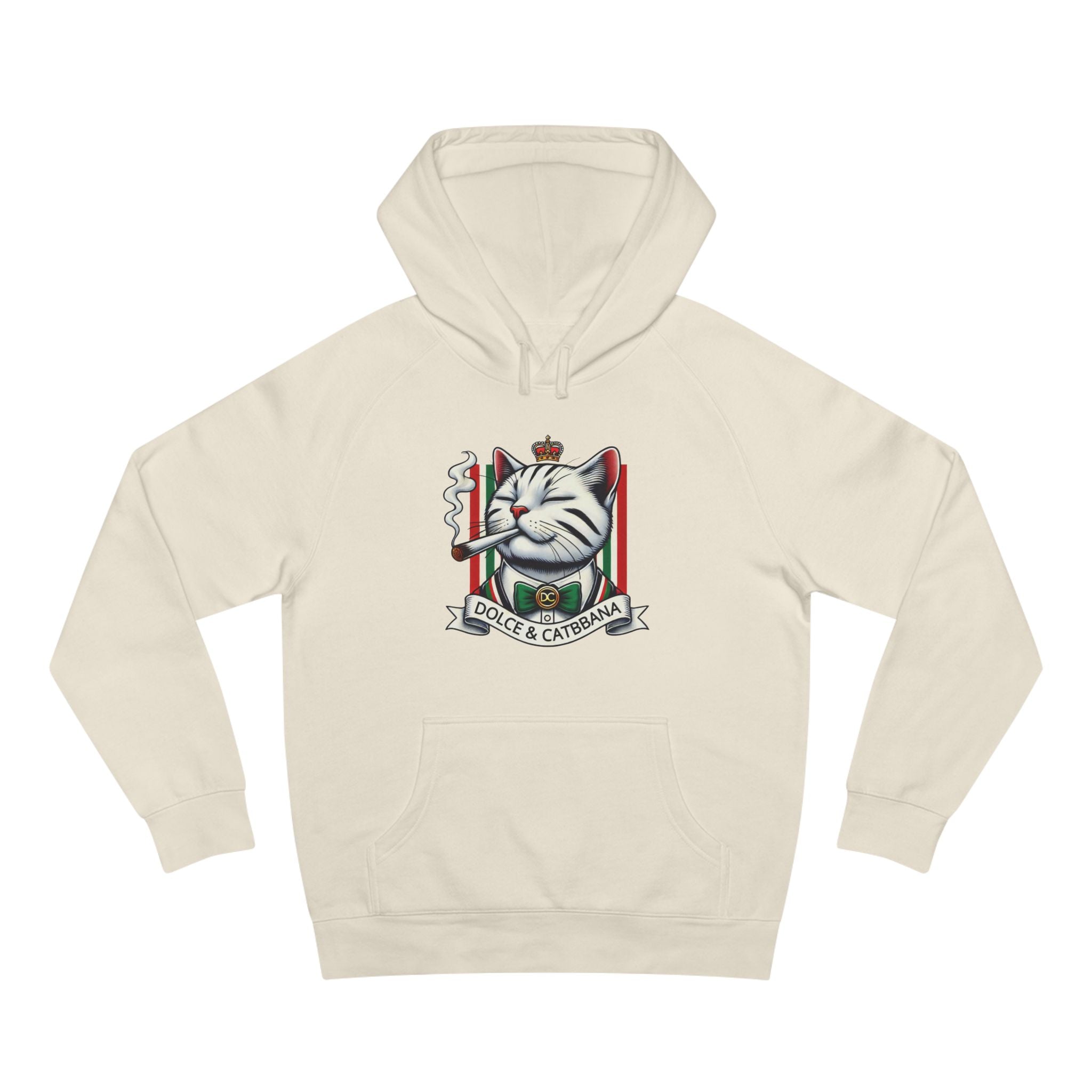 Dolce & Catbbana Don Royal Cat Graphic Hoodie