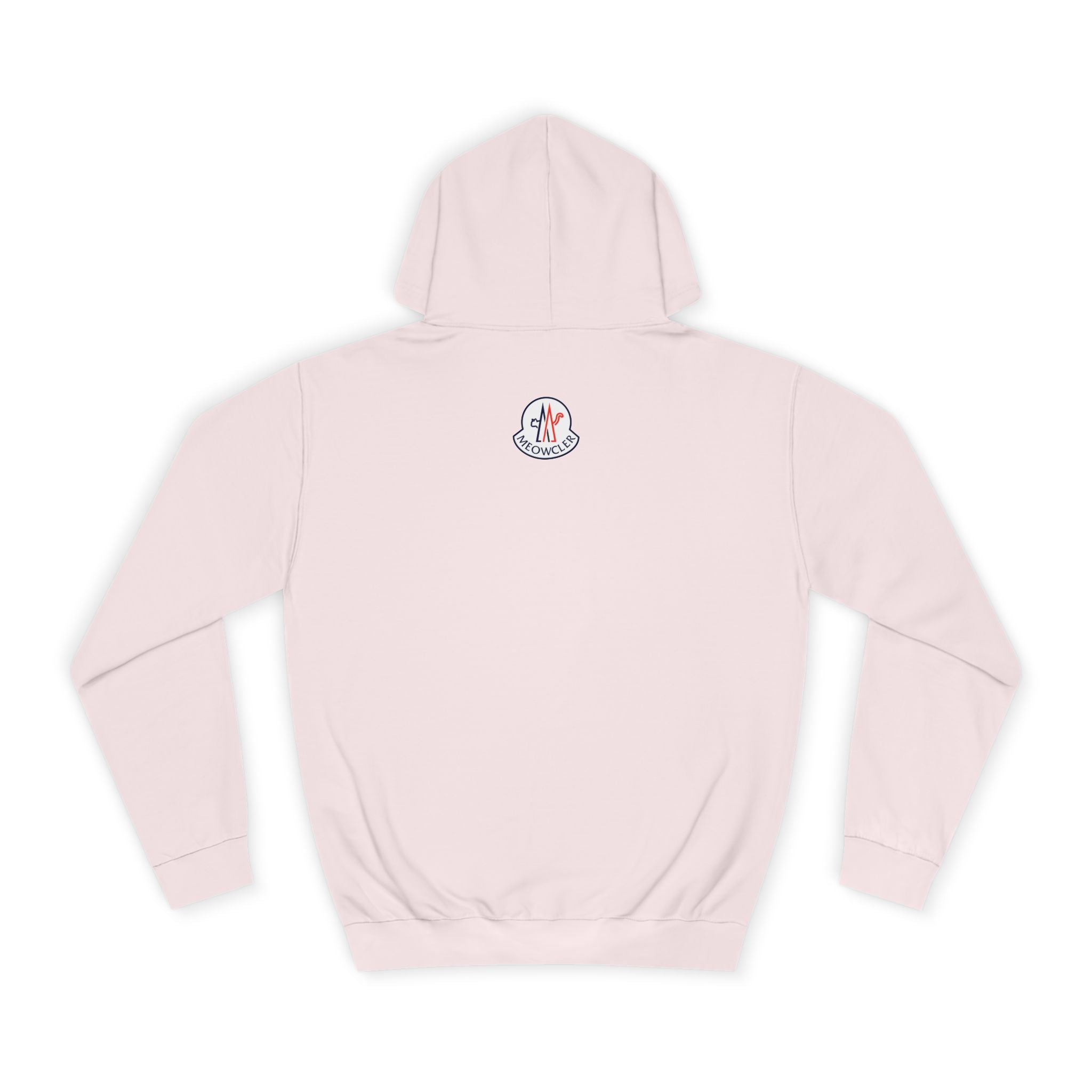 Meowcler Chest Puffer Cat Graphic Hoodie