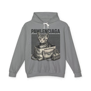 Pawlenciaga Duffle Bag Cat Graphic Hoodie
