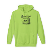 Spurreme Angry Fluffy Loaf Kitty Sketch Graphic Hoodie