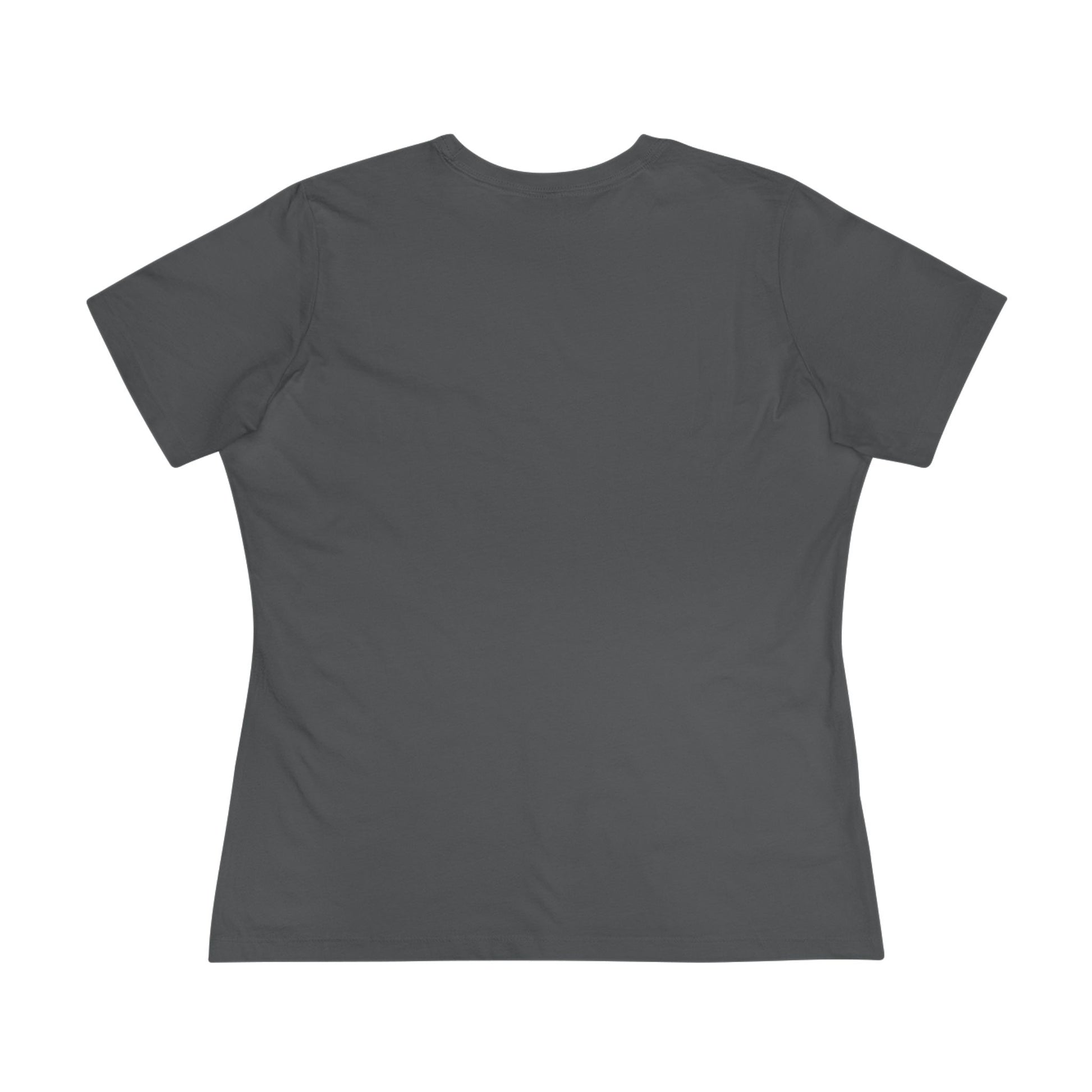 Asphalt gray cat funny shirts back flat lay view