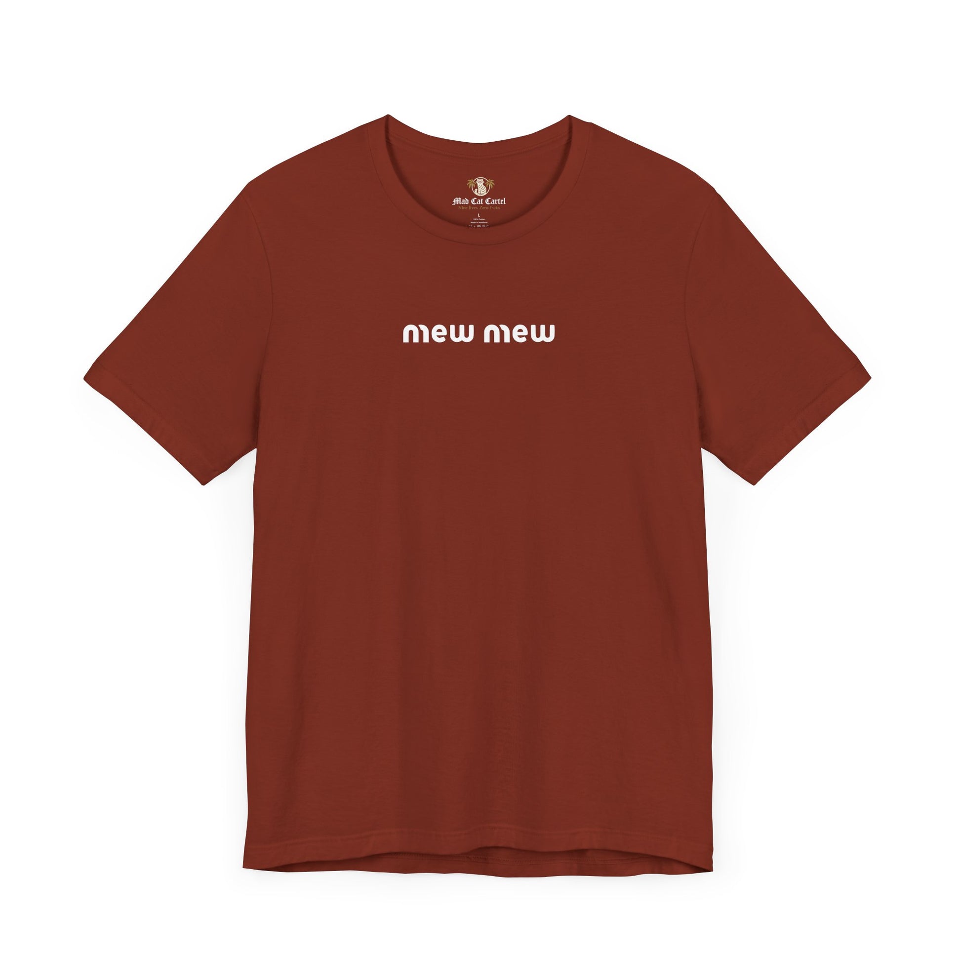 Rust Mew Mew Retro Gentlecat Graphic T-Shirt – cat t shirts for guys