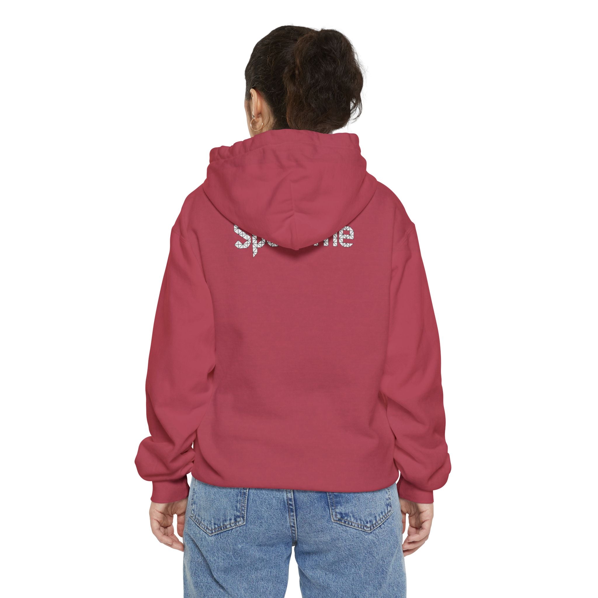 Spurreme Triangular Vision Cat Graphic Hoodie