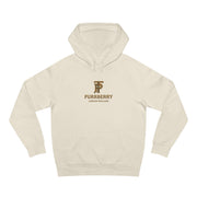 Purrberry Chest Logo Steampunk Couture Cat Graphic Hoodie
