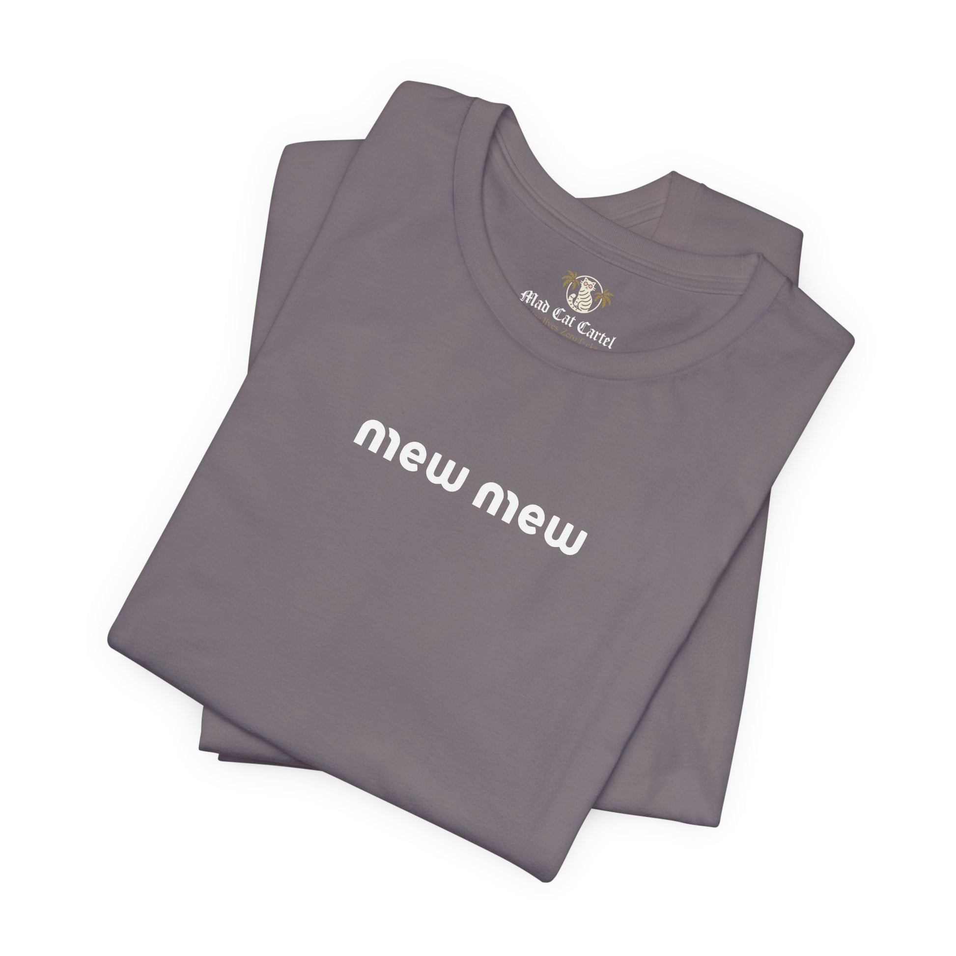 Storm Mew Mew Retro Gentlecat Graphic T-Shirt folded – cat lover shirts