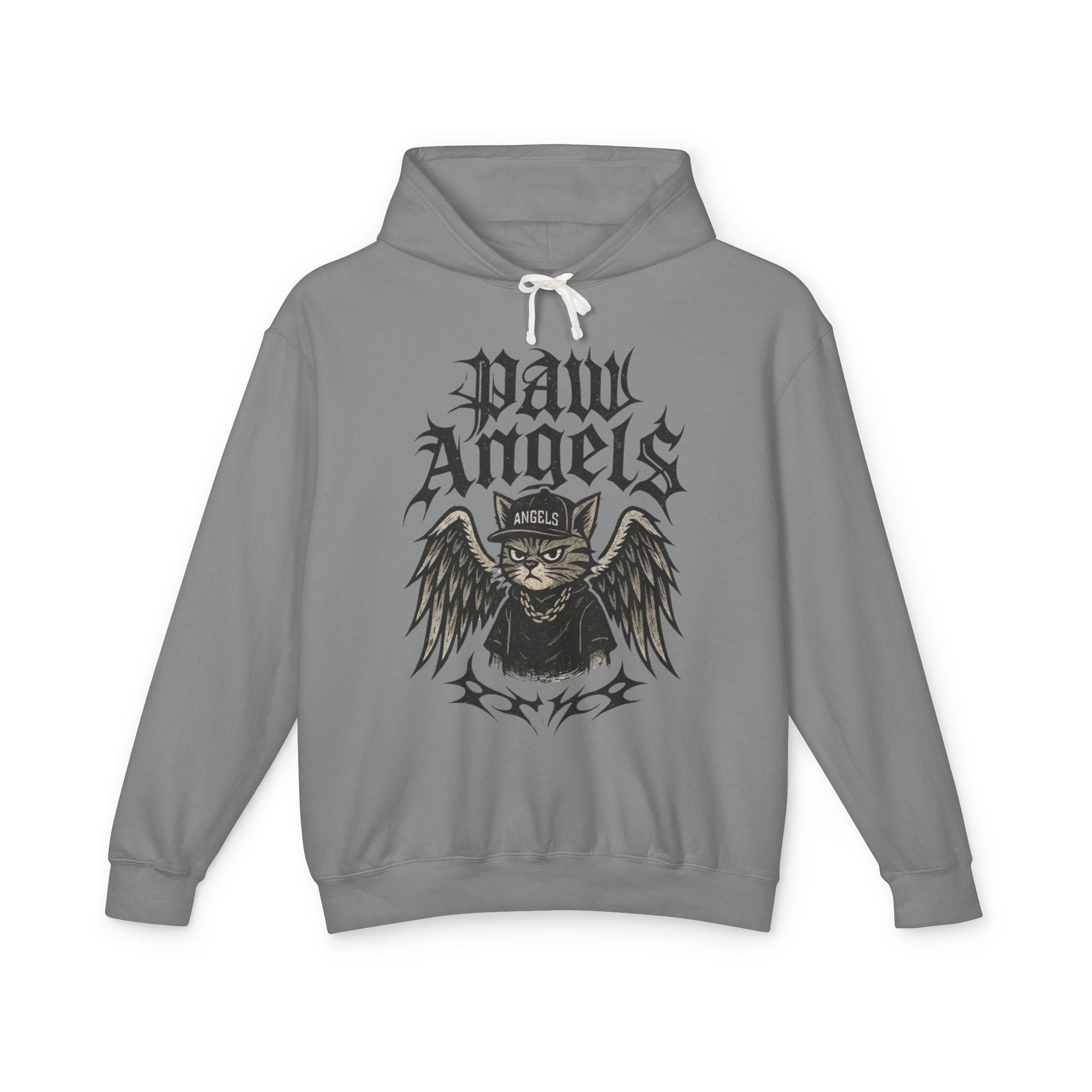 Paw Angels Rebel Angel Cat Graphic Hoodie